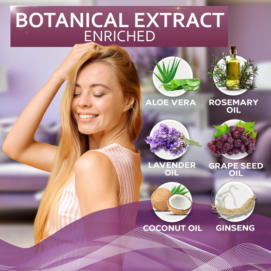 Color Safe Shampoo and Conditioner Set - For Protecting Dyed and Treated Hair Against Fading - Sulfate and Paraben Free, Anti Fade, Moisturizing Care Products to Protect Women and Men - With Rosemary