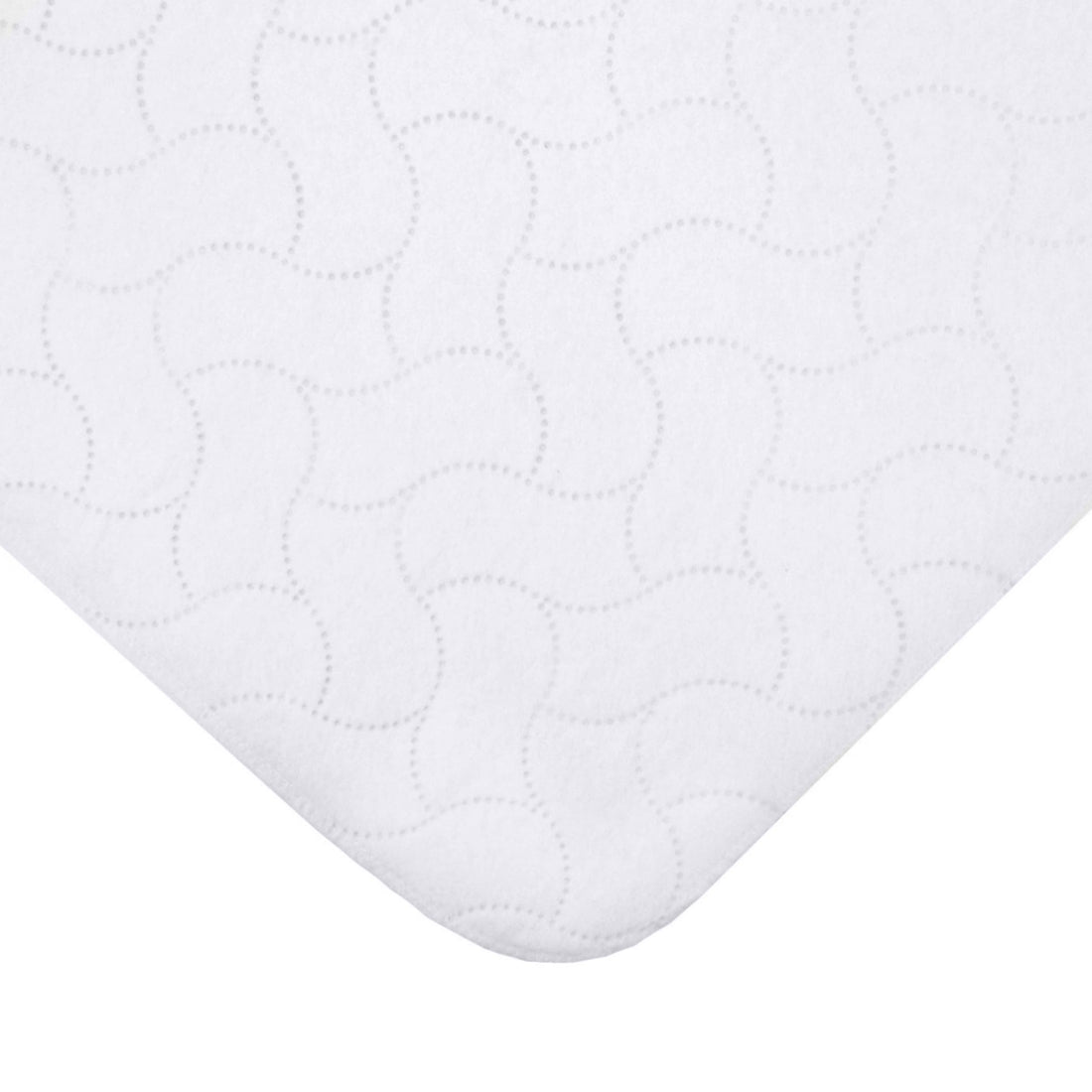 American Baby Company Waterproof Flat Reusable Crib Mattress Pad Protector, Embossed Quilt-Like Crib Protective Mattress Pad Cover for babies, adults and pets, White, 28 x 52