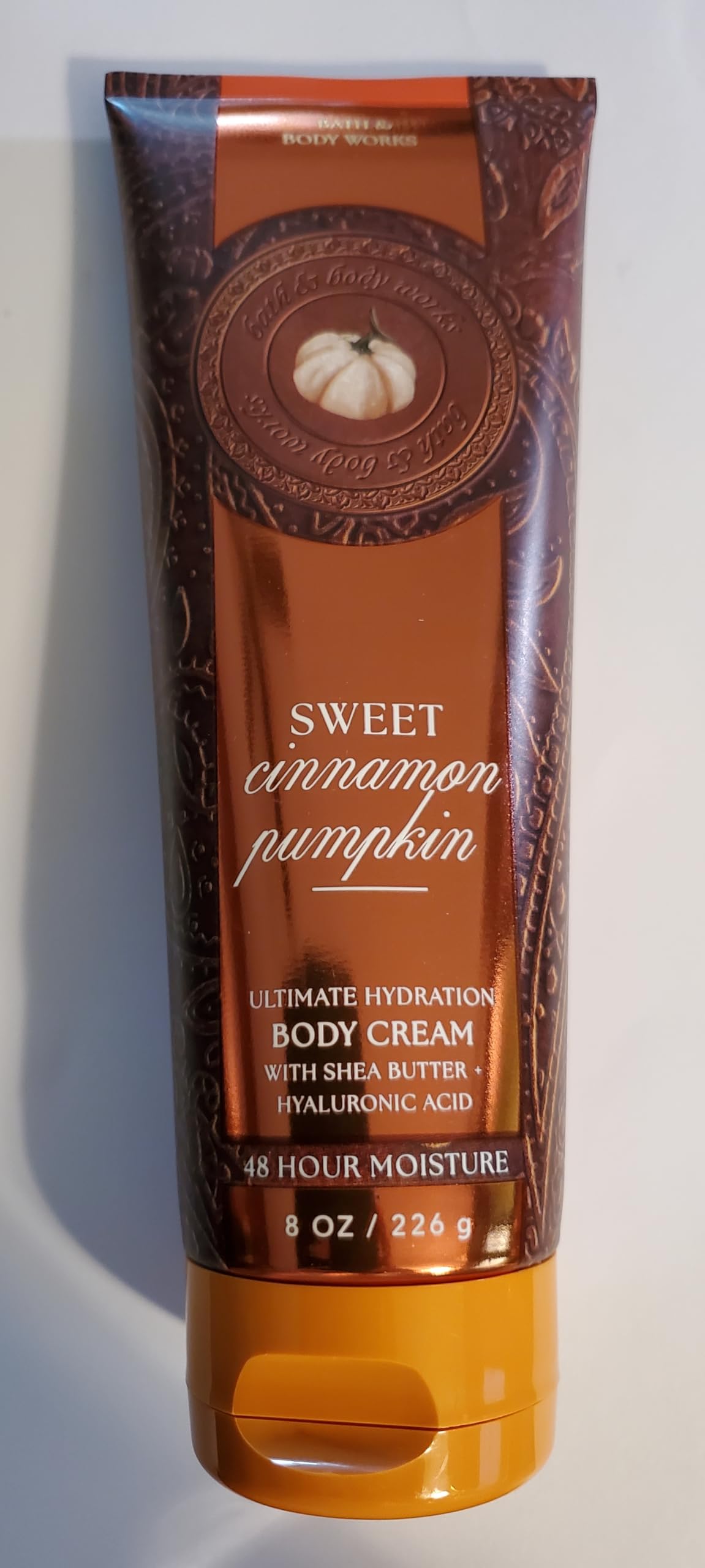 Bath & Body Works Sweet Cinnamon Pumpkin Ultimate Hydration Body Cream 8 Ounces Pack of 2