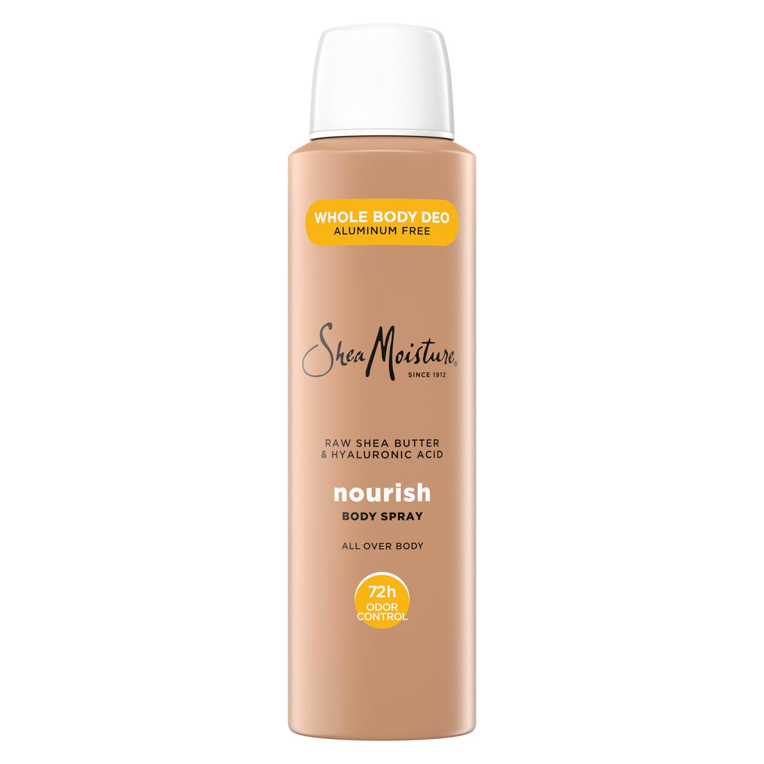 SheaMoisture All Over Body Deodorant Spray for Women Raw Shea Butter & Hyaluronic Acid Aluminum Free 4oz