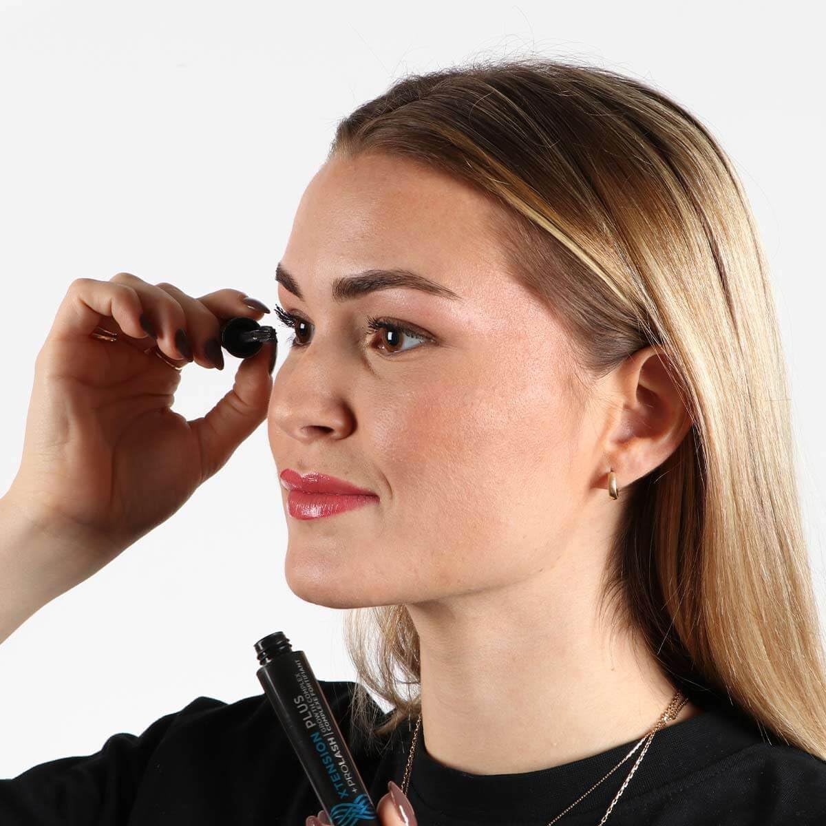 Marcelle Xtension Plus + Pro Lash Growth Complex Mascara, Black, Hypoallergenic and Fragrance-Free, 0.3 fl oz