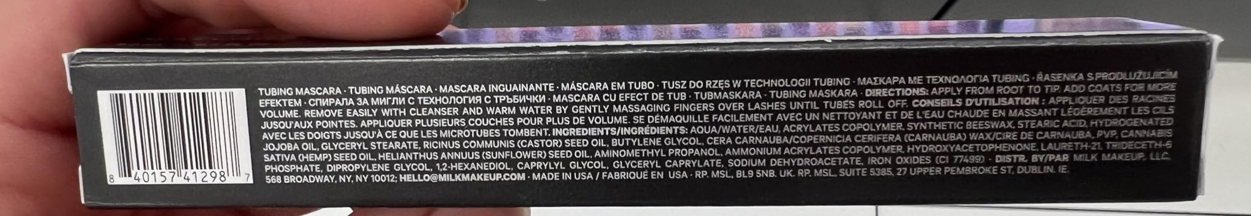 KUSH High Roll Defining & Volumizing Tubing Mascara - 0.3 fl oz - Up to 24-Hour Wear - Vegan, Cruelty Free - Ophthalmologist Tested - Safe for Sensitive Eyes