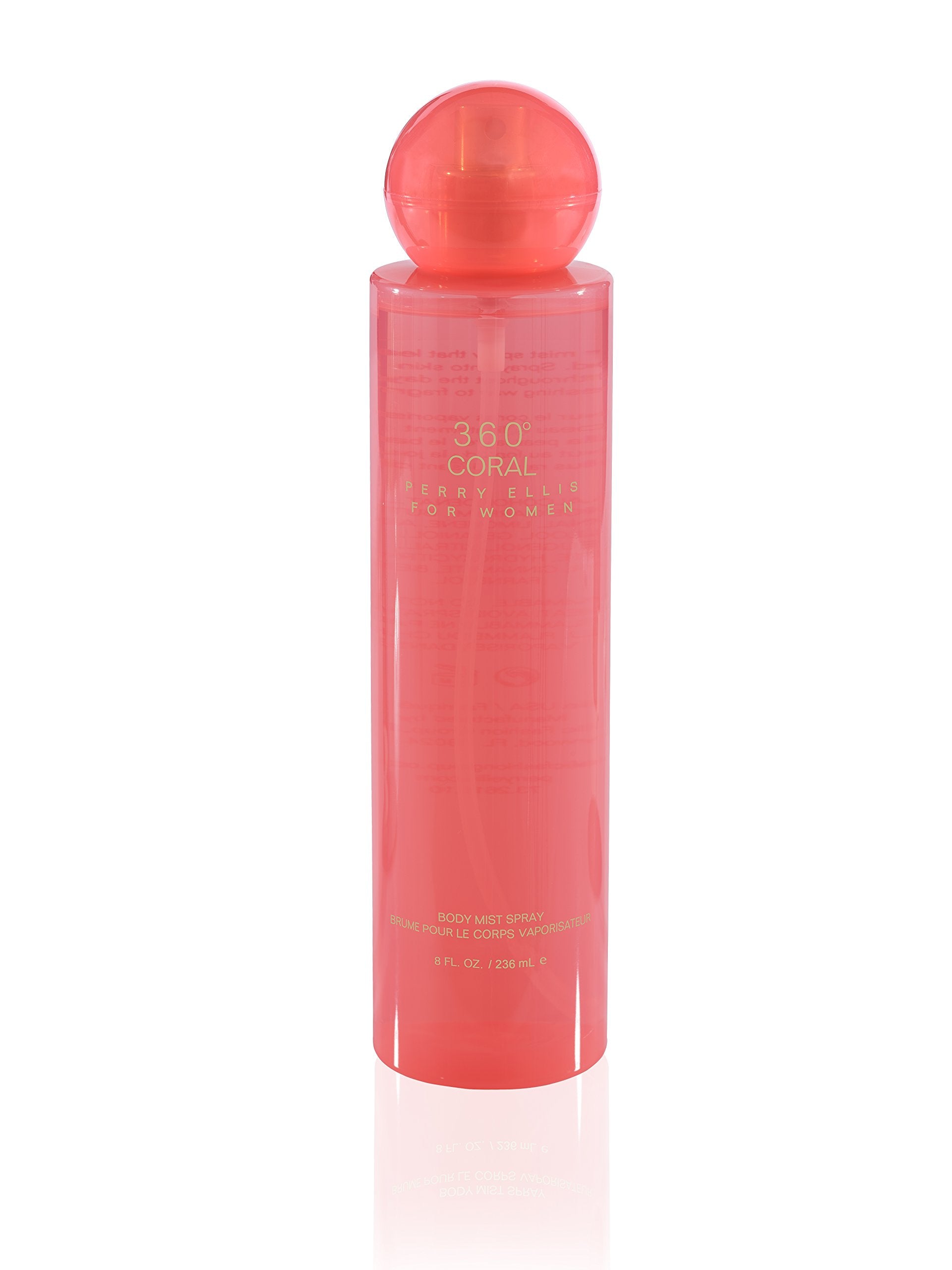 Perry Ellis 360 Coral for Women, 8.0 fl oz Body Mist