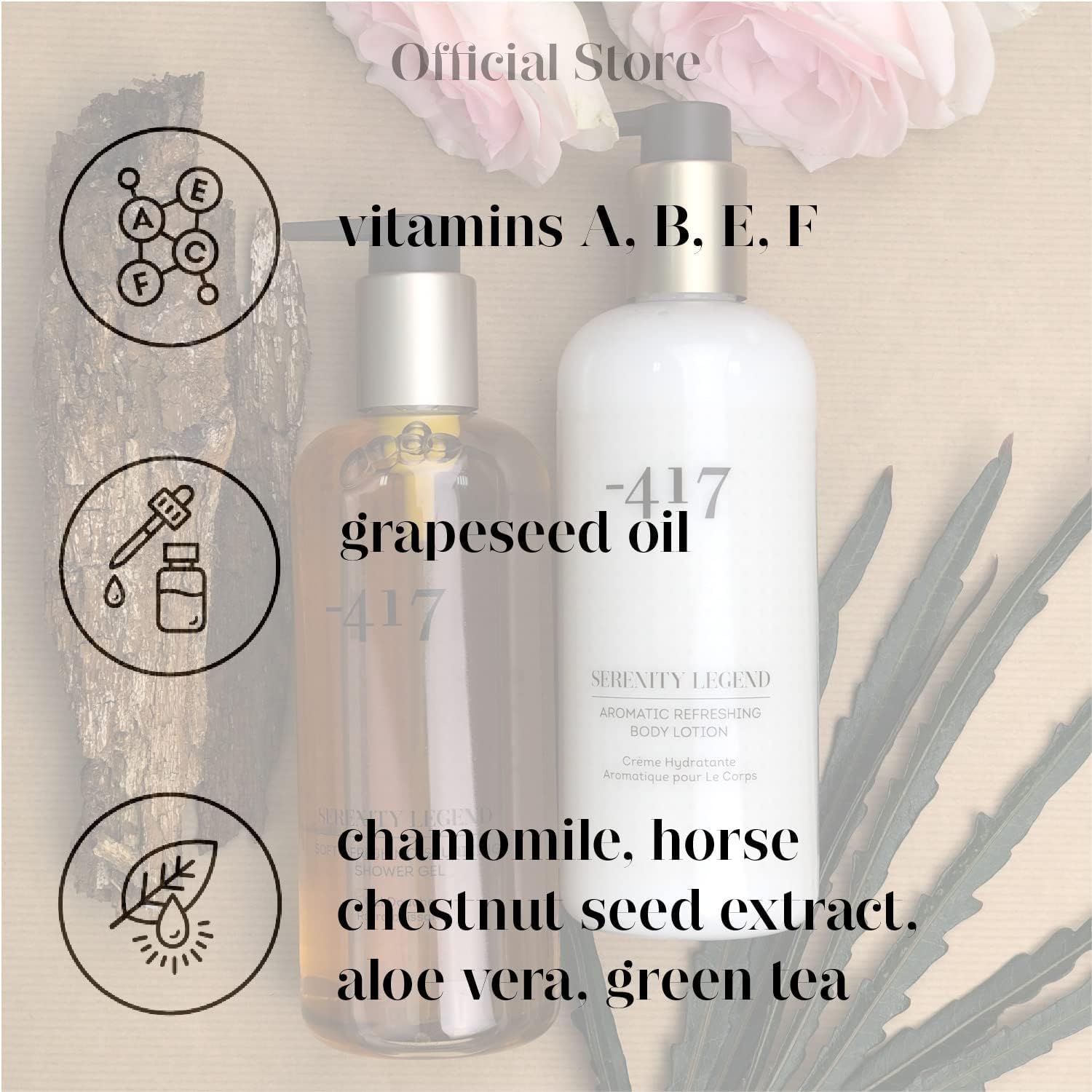 -417 Dead Sea Cosmetics Fresh Moisturizing Shower Gel - Anti-Aging and Nourishing Delicate Daily Body Shower Gel for Instantly Soft Skin - with Aloe Vera - All Natural 11.8 oz