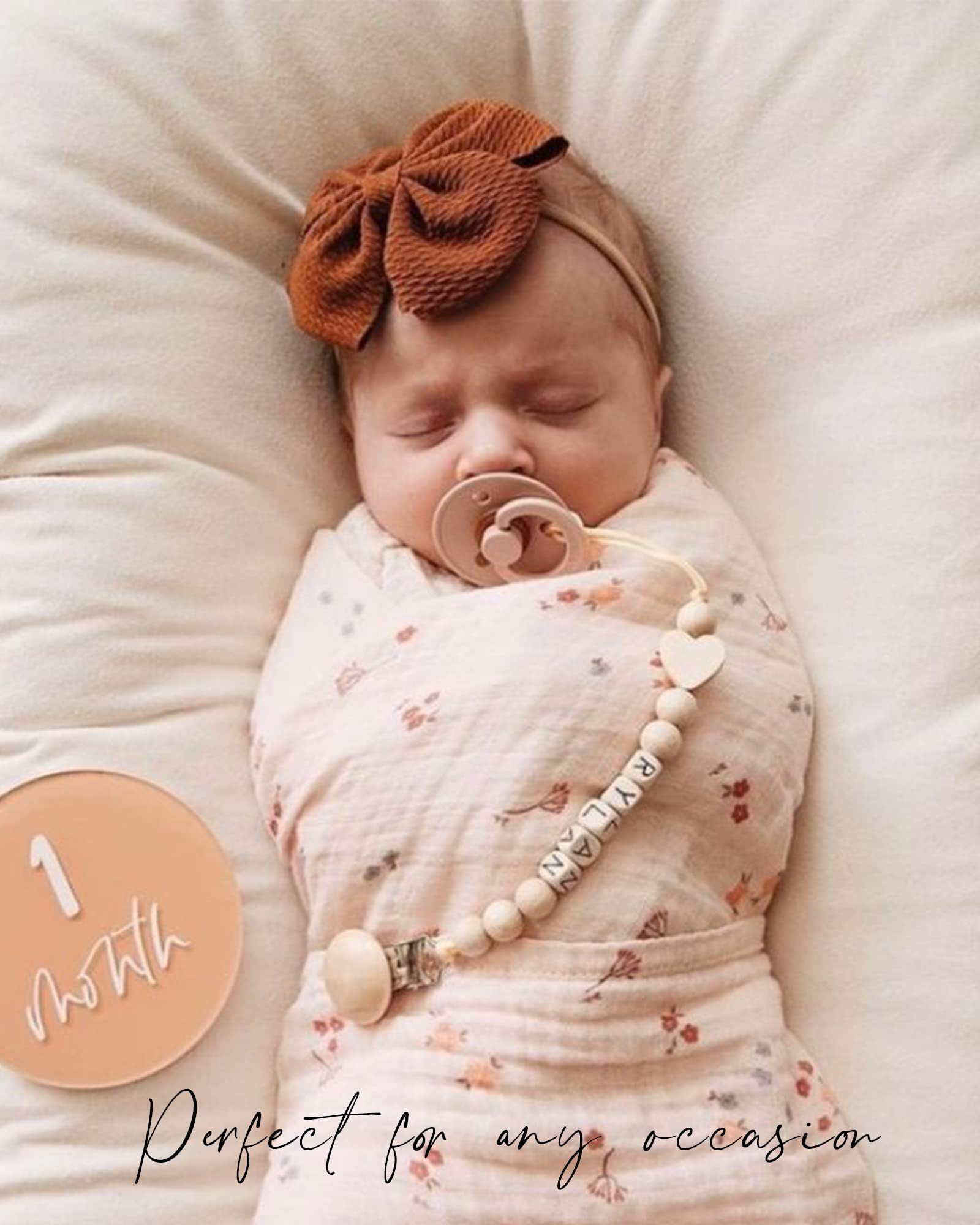 40pcs Baby Girls Hair Bows Headband Nylon Hair Band Elastic Hair Accessories for Kids Infants Toddlers