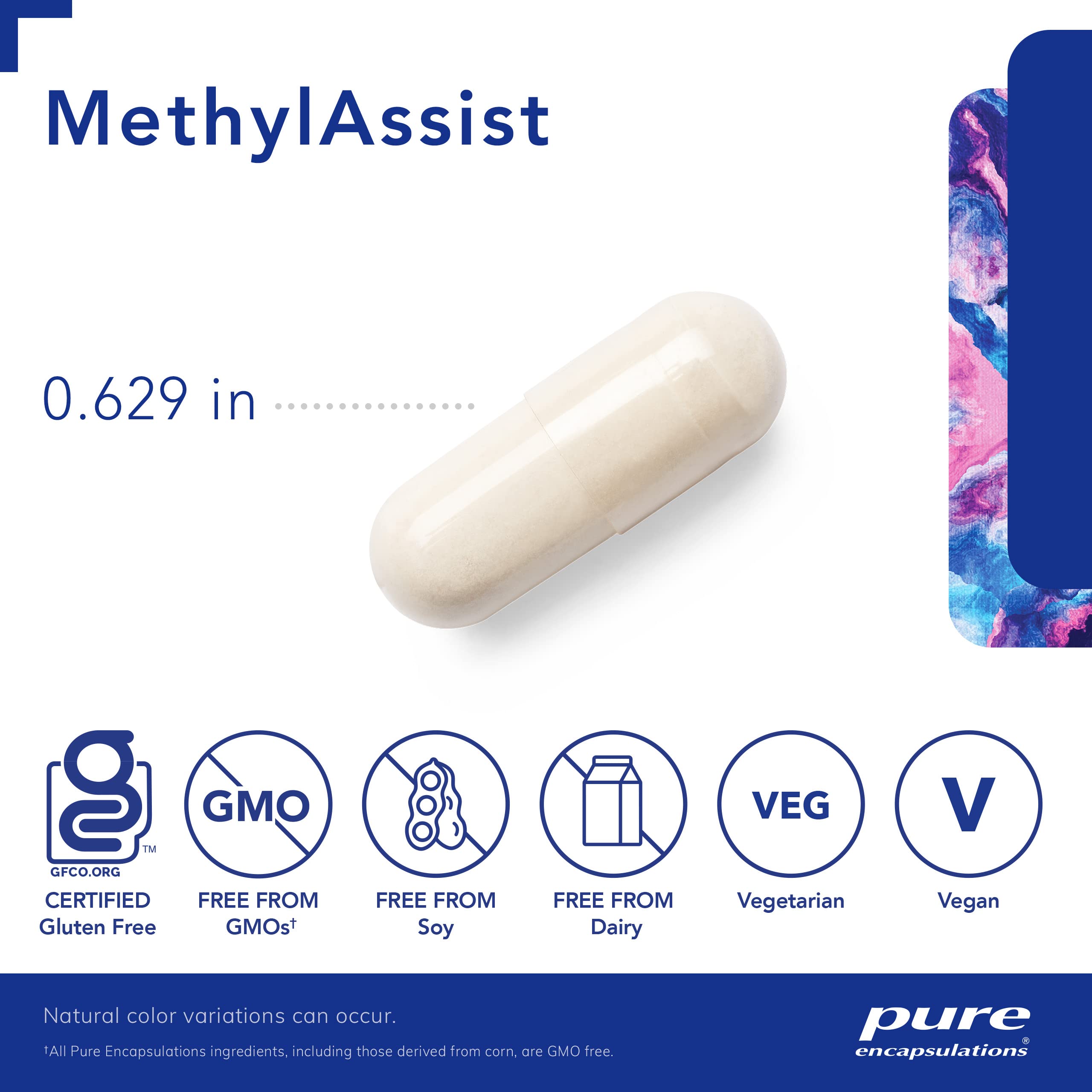 Pure Encapsulations MethylAssist 90's - B Vitamin Complex - Methylation Support* - Heart Health & Brain Health - Non-GMO & Gluten Free - 90 Capsules