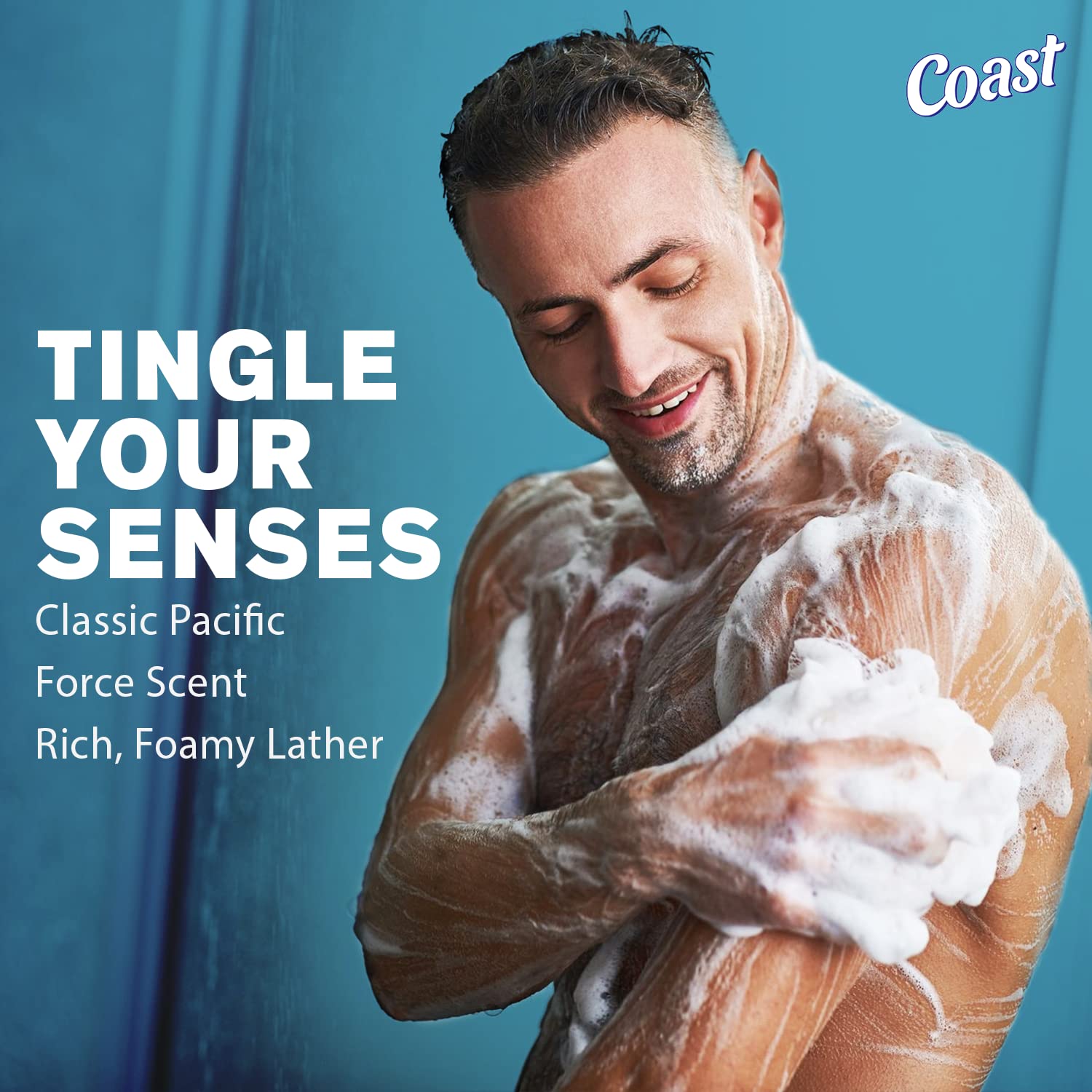 Coast Hair & Body Wash, Classic Pacific Force Scent, 2- 18 Fl Oz Squeeze Bottles