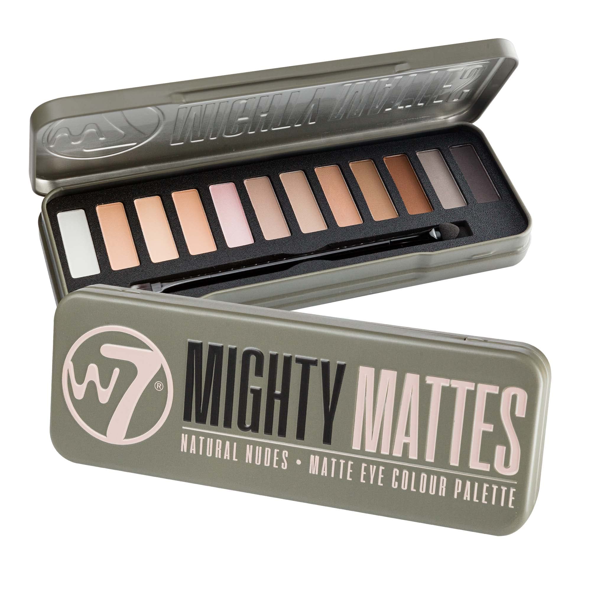 W7 Mighty Mattes Natural Nudes Matte Eye Shadow Colour Palette