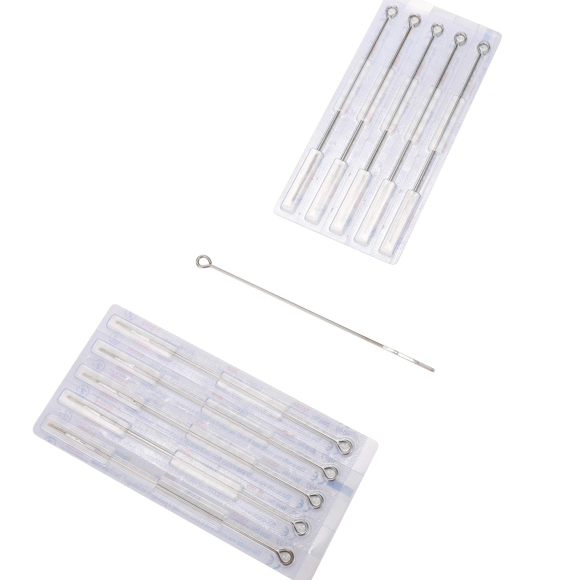 New Star Box Of 50PCS #12 18RS Round Shader Premade Sterile Tattoo Needles Supply