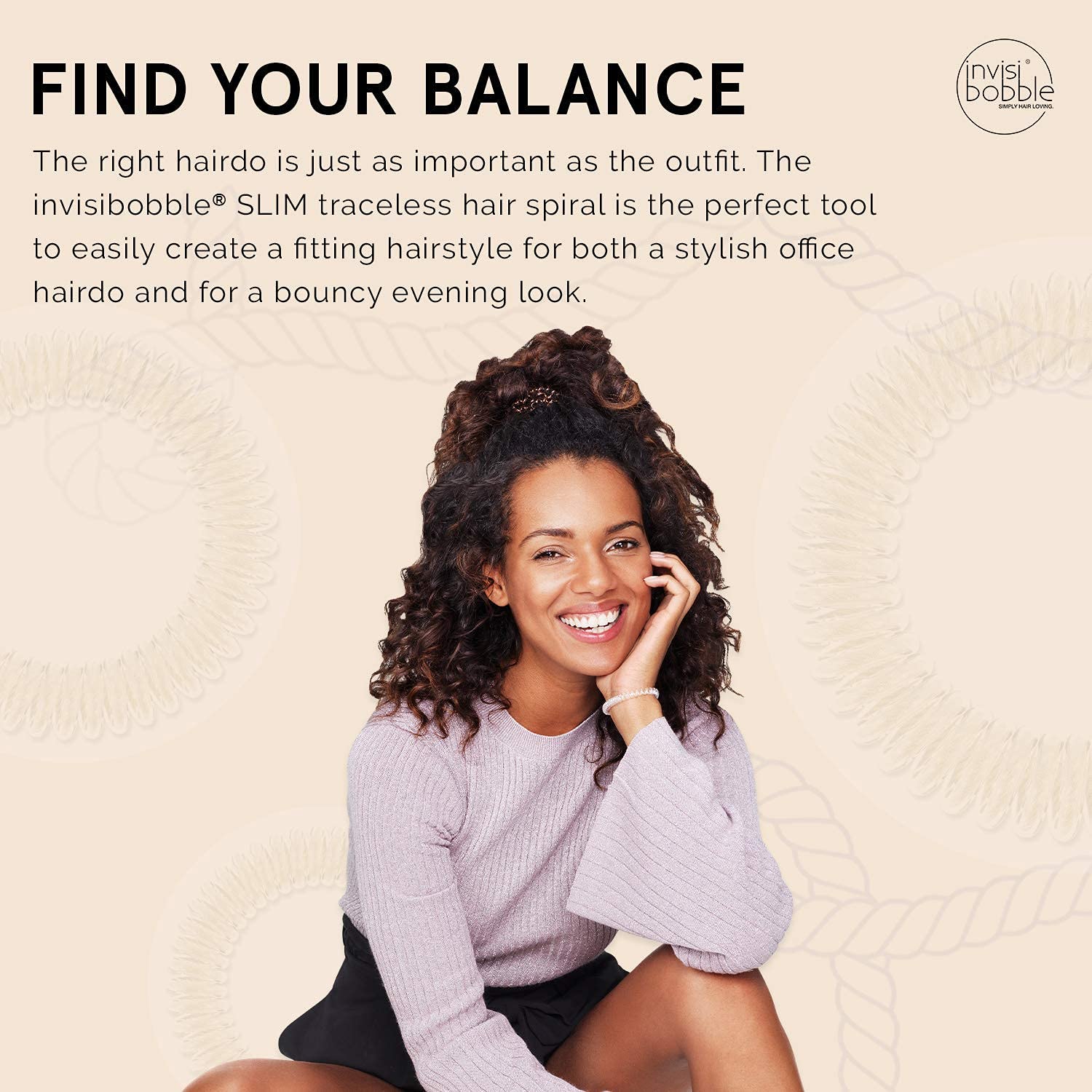 Invisibobble Slim Hair Ties Stay Gold