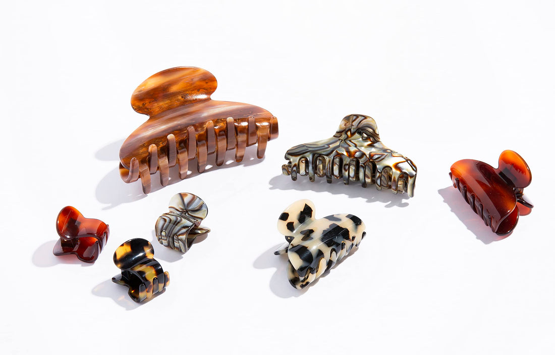 France Luxe Mini Oval Jaw - Onyx