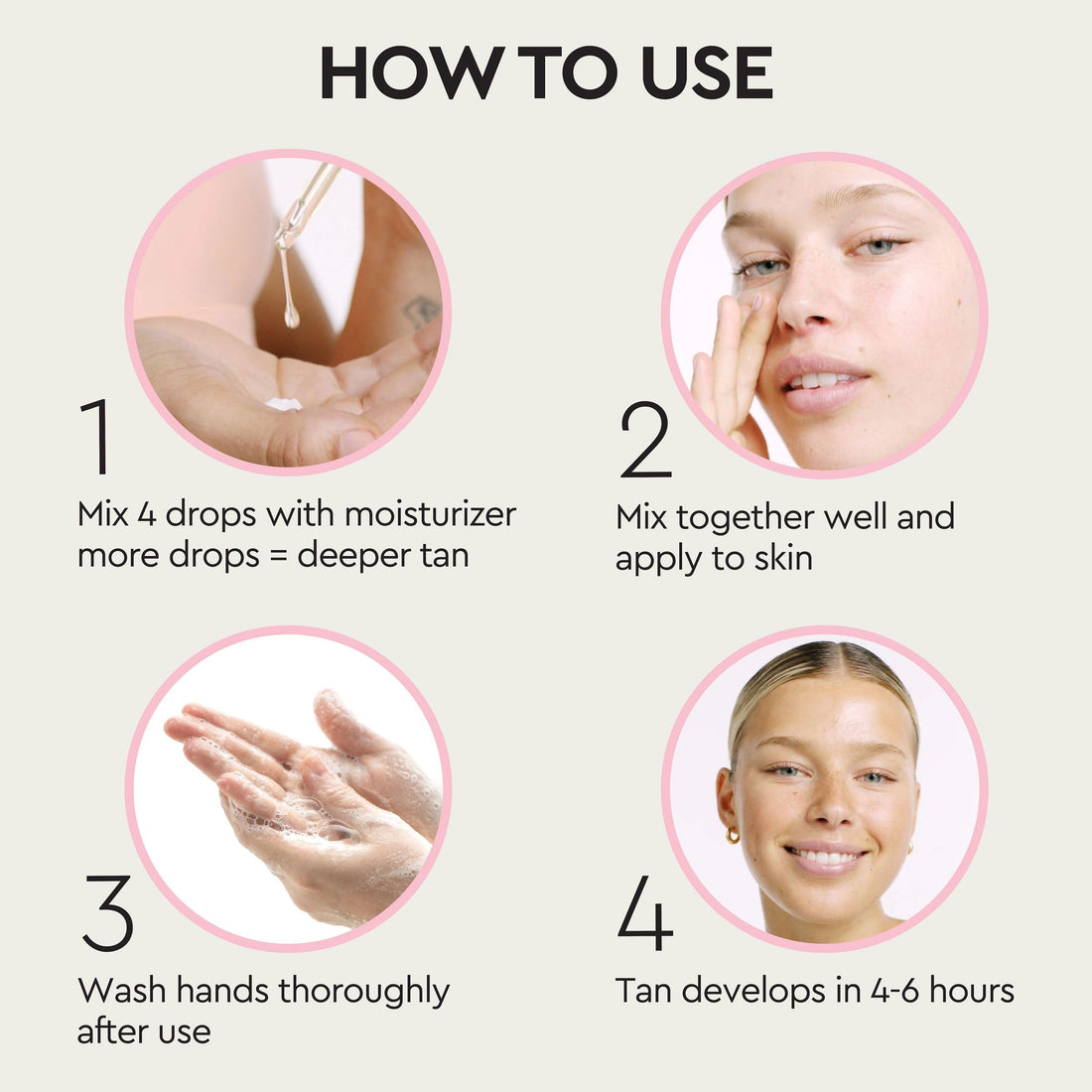 Tanologist Medium Self Tan Drops, Streak-Free Body & Face Tanning Drops, No Fake Tan Smell, For Moisturizer & Lotion, Bronzing Face Tanner, Skincare Ingredients, Travel Size, 0.50 fl. oz/15ml Bottle