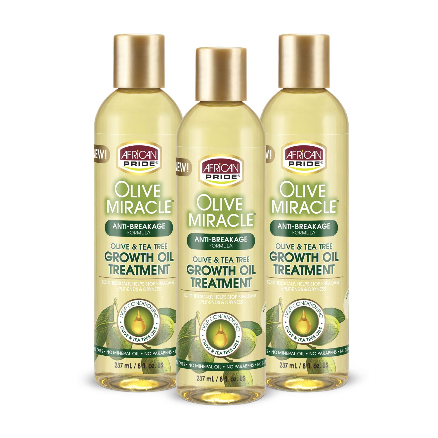 African Pride Olive Miracle Growth Oil