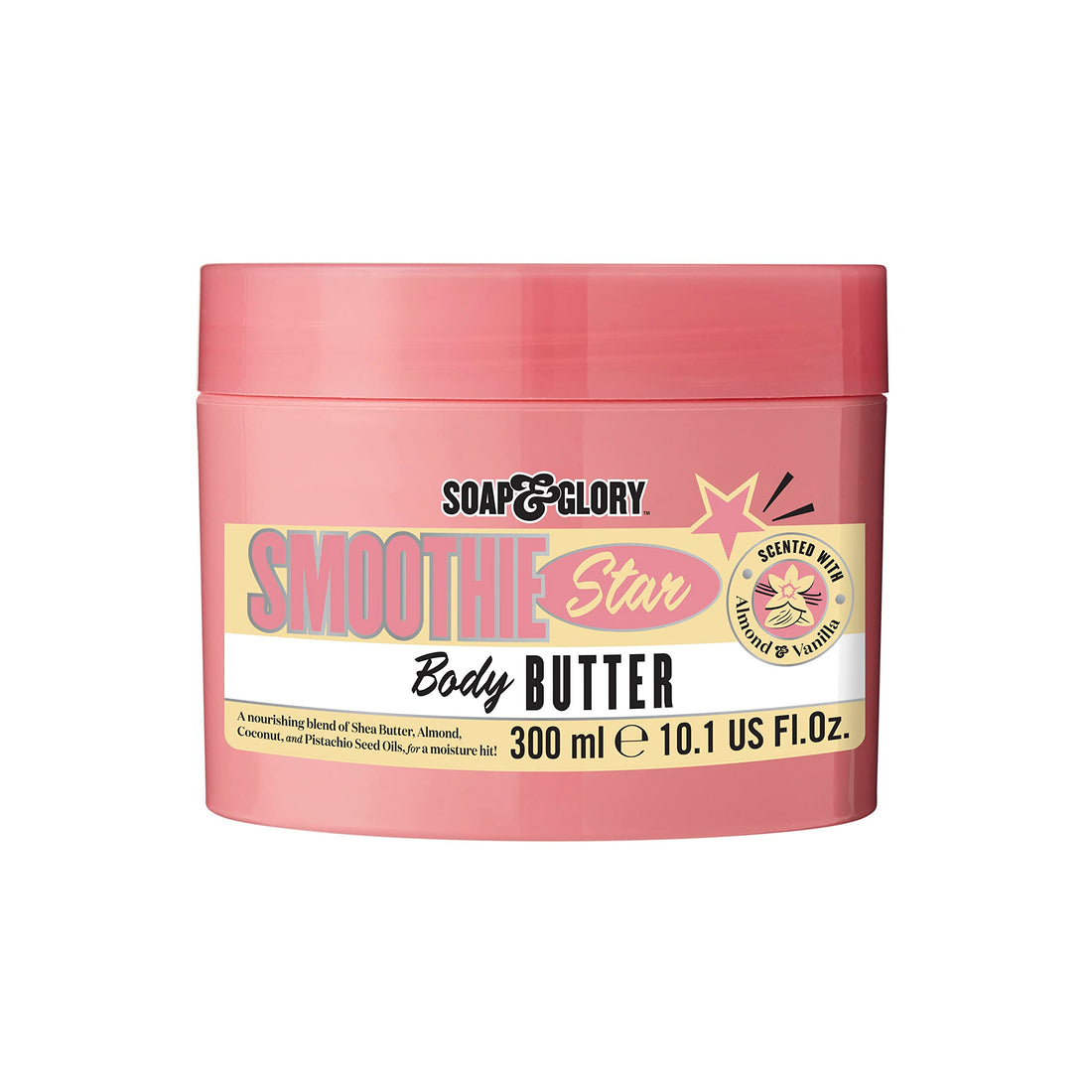 Soap & Glory Smoothie Star Body Butter - Almond & Vanilla Scented 10.1 fl oz - 1 Pack