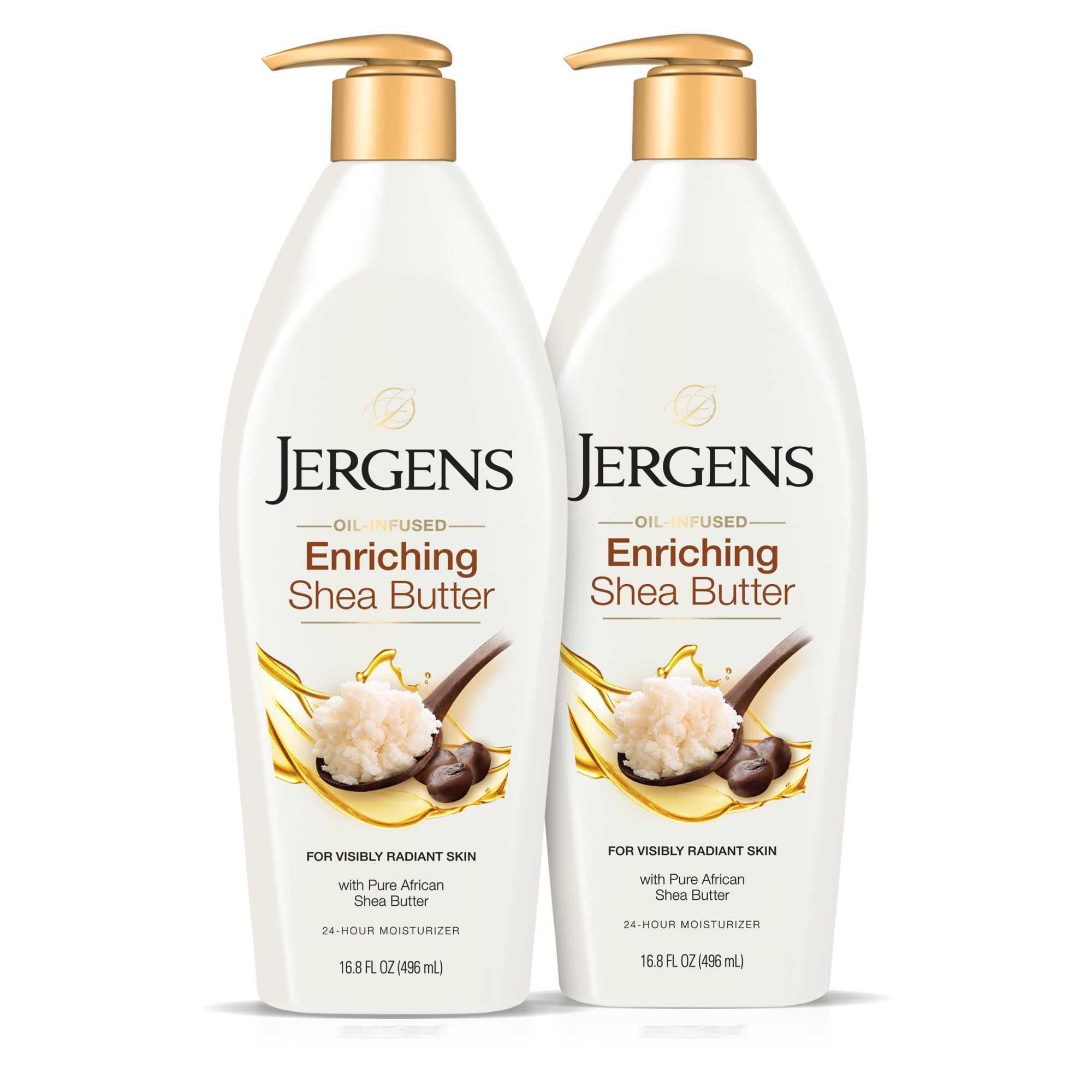 Jergens Shea Butter Deep Conditioning Moisturizer - 16.8 oz - 2 pk