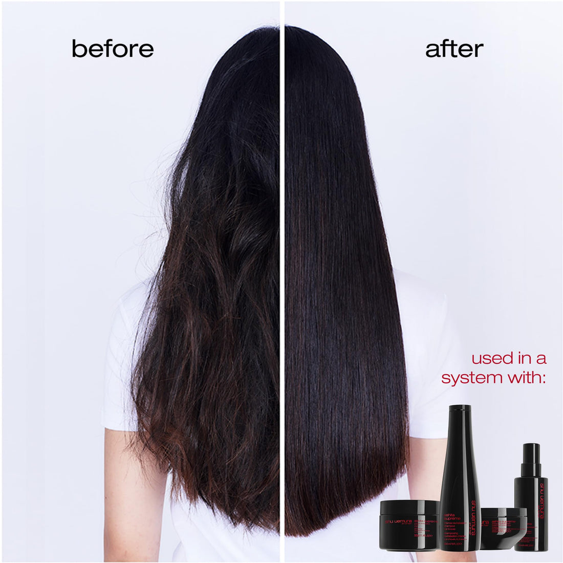 Shu Uemura Ashita Supreme Strengthening Mask For Damaged Hair - Deeply Nourishes and Hydrates, Enhances Shine and Smoothness, Strengthens Hair to Reduce Breakage