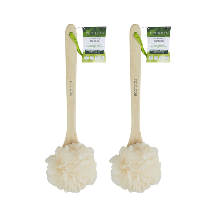 EcoTools Ecopouf Bath Brush, 2 Count (Colors May Vary)