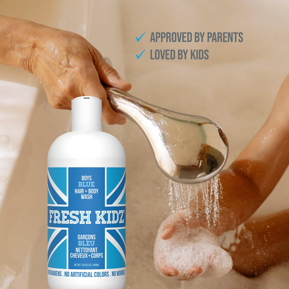 Keep It Kind Fresh Kidz Boys Blue Natural Body Wash 16.9 Fl Oz