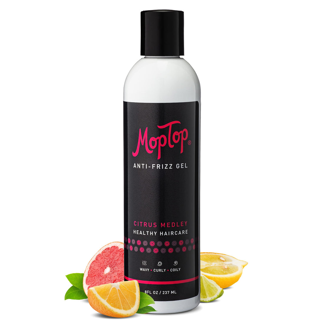 MopTop Anti-Frizz Medium Hold Gel 8oz