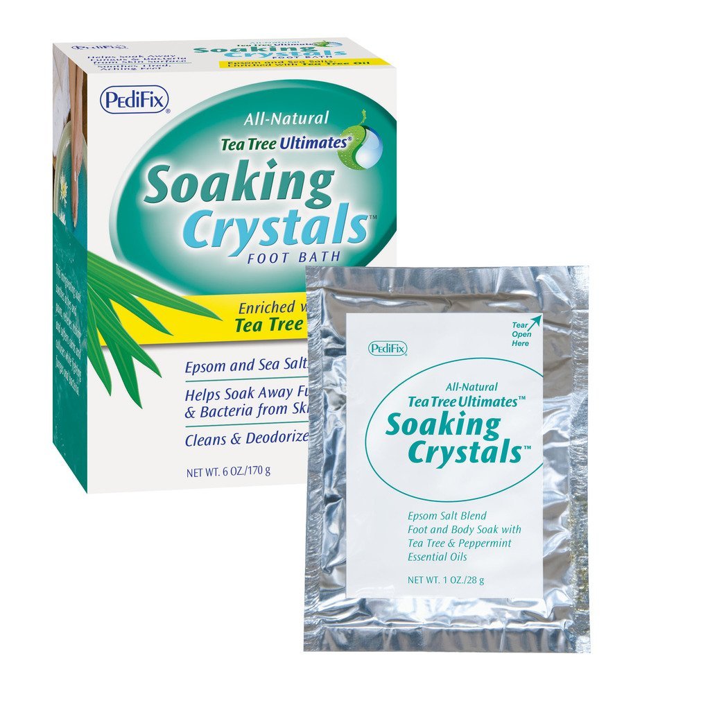 PediFix Soaking Crystals Foot Bath - (6) 1 oz. packets per box