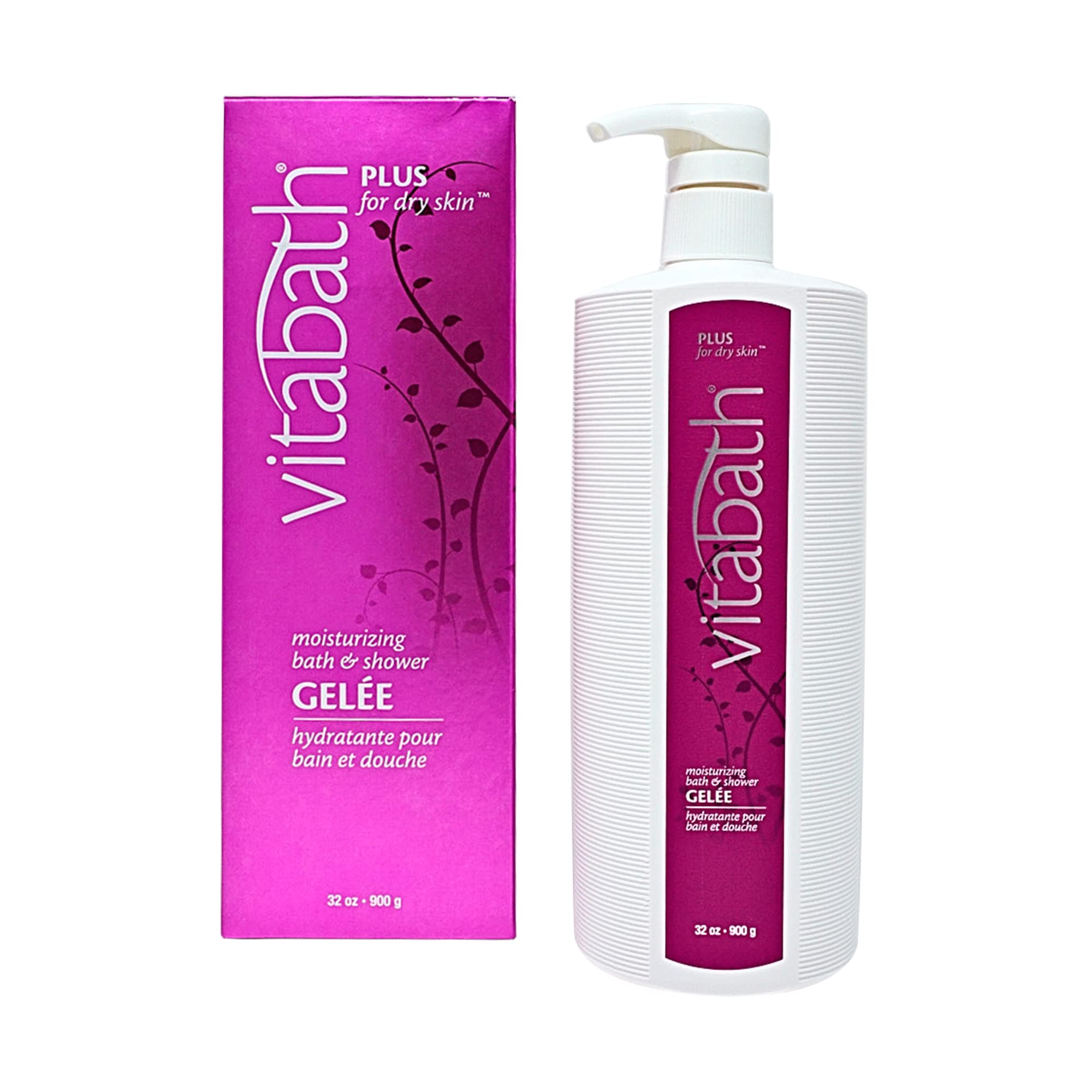 Vitabath PLUS for dry skin 32 oz Moisturizing Bath & Shower GelÃƒ©e