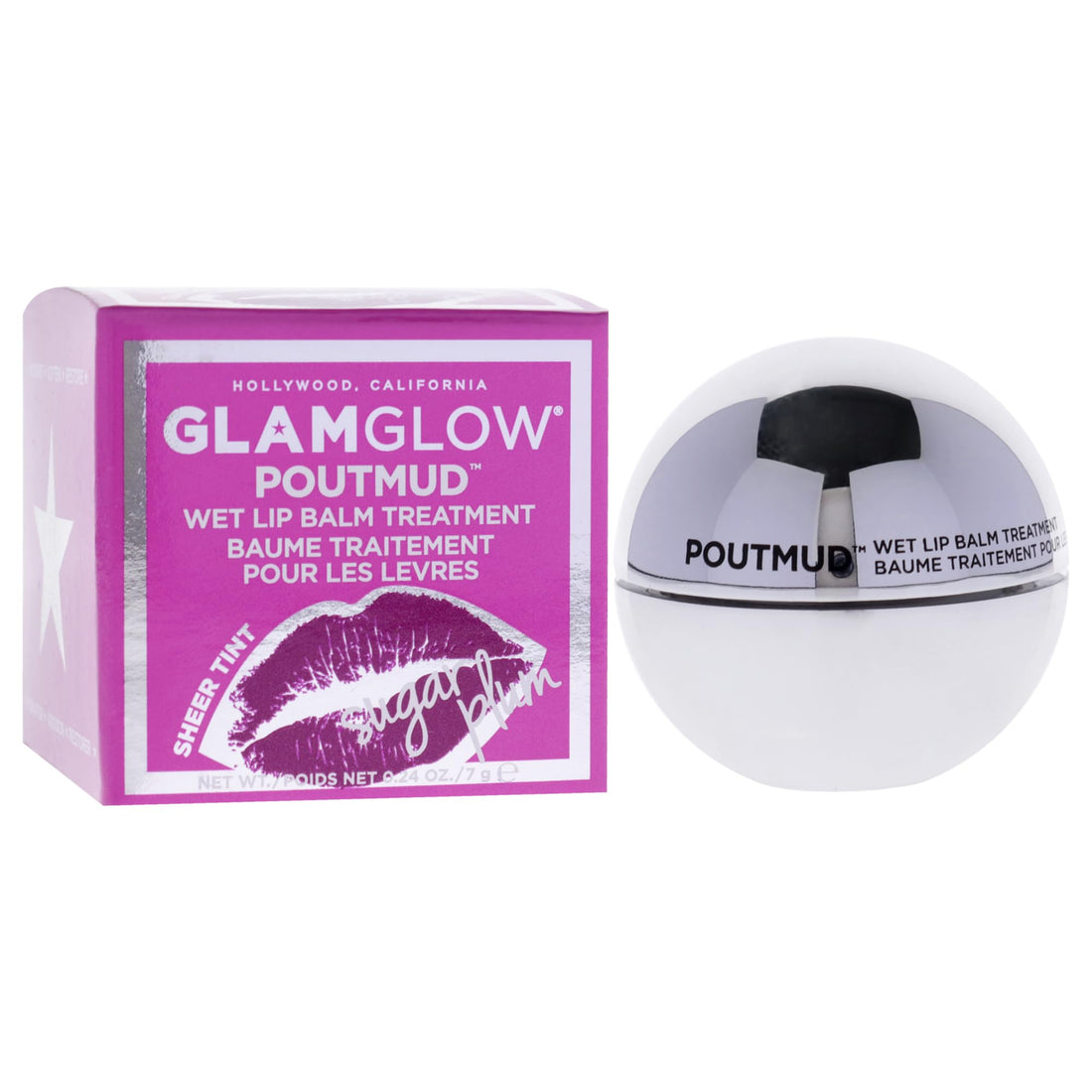 Glamglow/Poutmud Sugar Plum Wet Lip Balm 0.24 Oz (7 Ml)