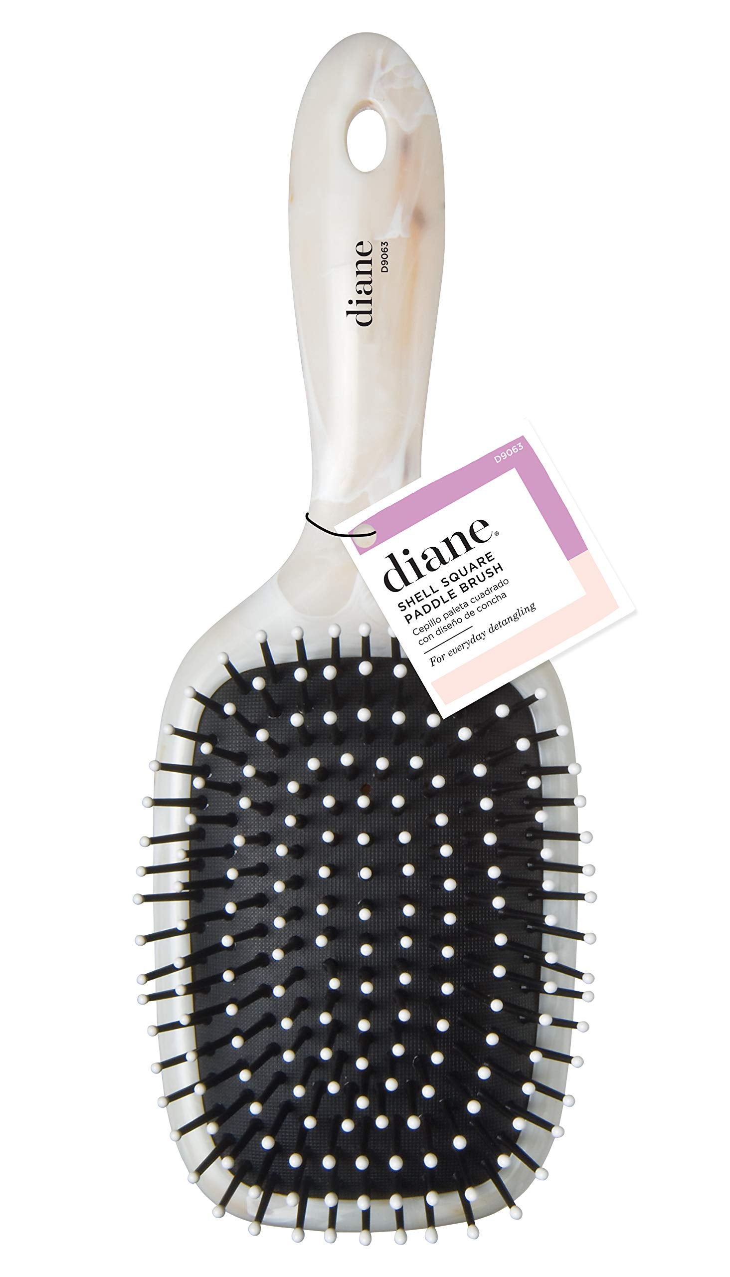 11 Row, Large Cushion Paddle Brush : Diane Rectangular Paddle Brush