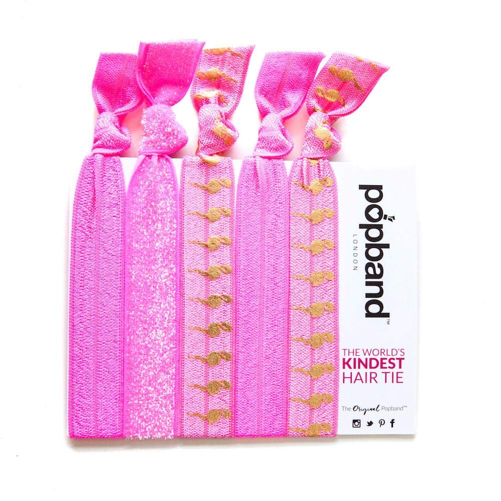 Popband Hair Ties, Flamingo