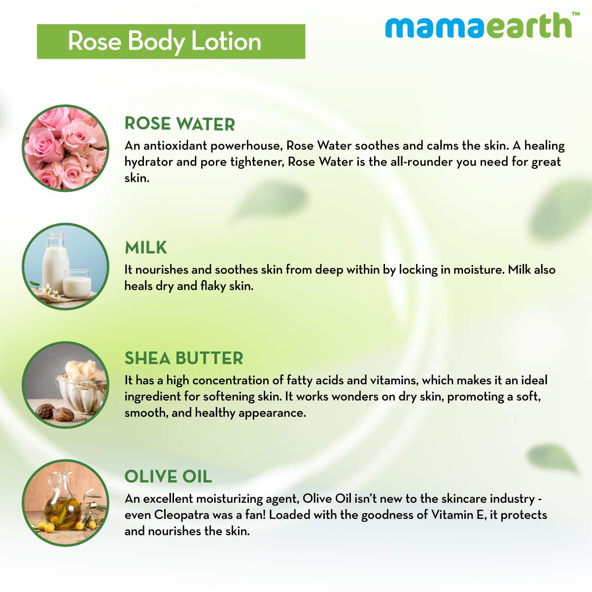 Mamaearth Rose Body Lotion for Oily Skin | Deep Hydration with Rose Water & Milk | Nourishing & Long-Lasting Moisturizer | 13.53 Fl Oz/400 ml