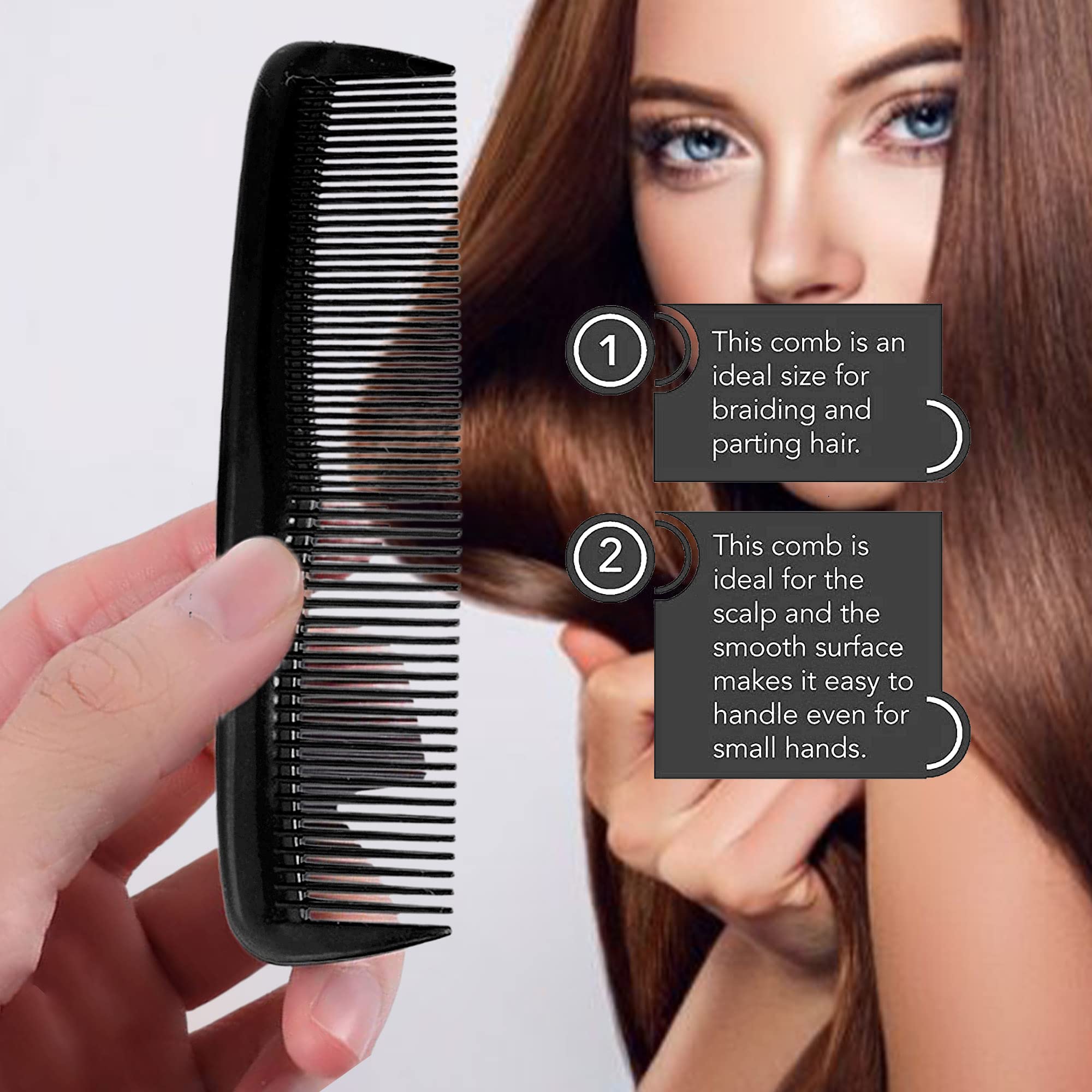 Hair Care 4-Pack Comb - Not Breakable