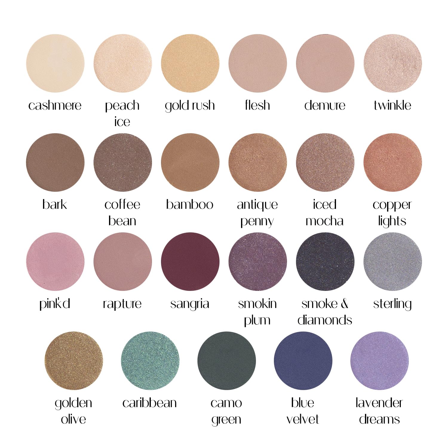 Best Organic 100% Natural Vegan Eyeshadow Makeup, Made in USA, Finely Pressed Velvety Smooth Eyeshadow Pigment by BaeBlu, Bark