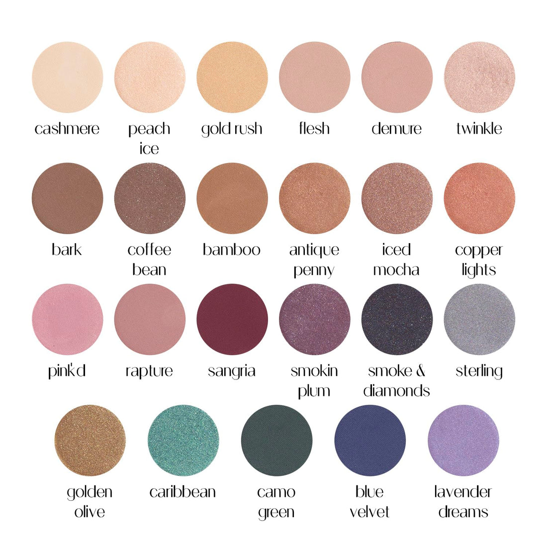 Best Organic 100% Natural Vegan Eyeshadow Makeup, Made in USA, Finely Pressed Velvety Smooth Eyeshadow Pigment by BaeBlu, Bark