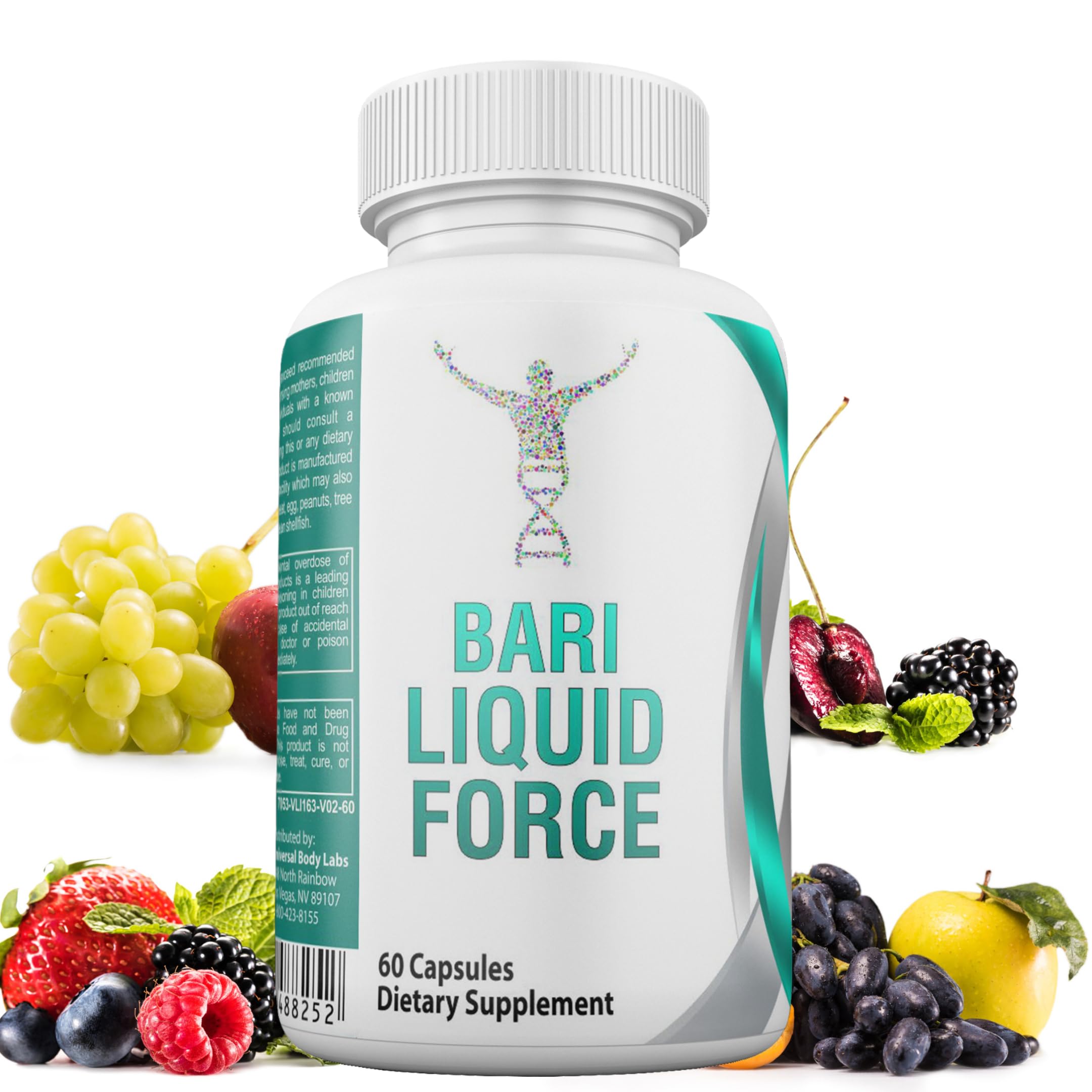 Gastric Bypass Vitamins with Iron Plus 42 Super Fruits & Vegetables for Post Bariatric Surgery Must Haves, Quick-Dissolve Gel Caps