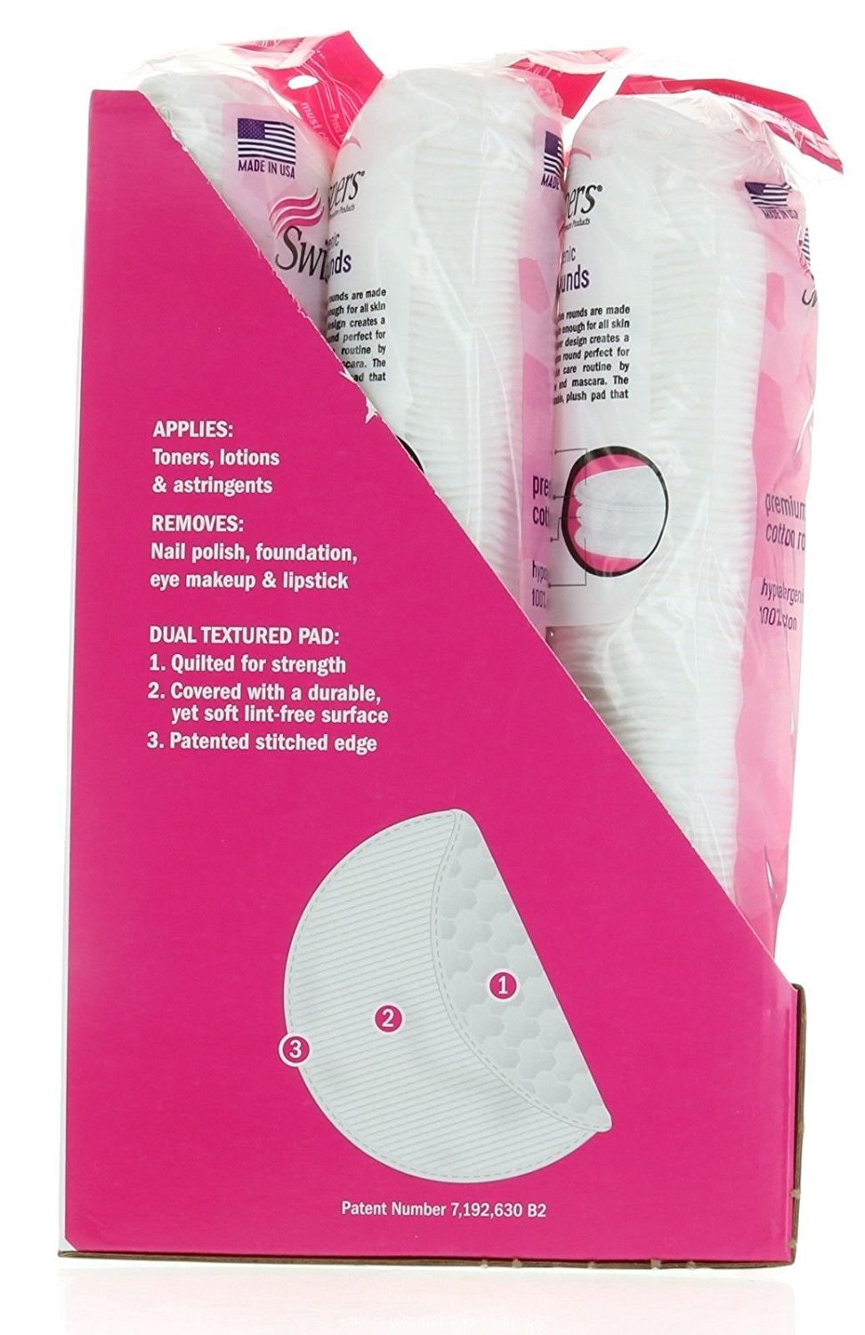 Swisspers Premium Hypoallergenic Cotton Rounds, 900 Count