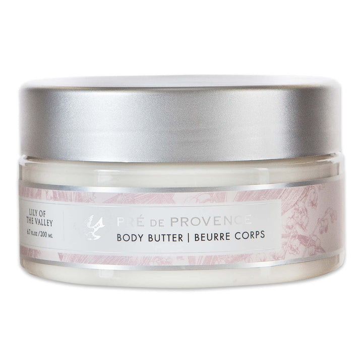 Pre de Provence Collection Shea Butter Enriched Soothing & Moisturizing, Body Butter, 6.7 fl oz, Lily of the Valley