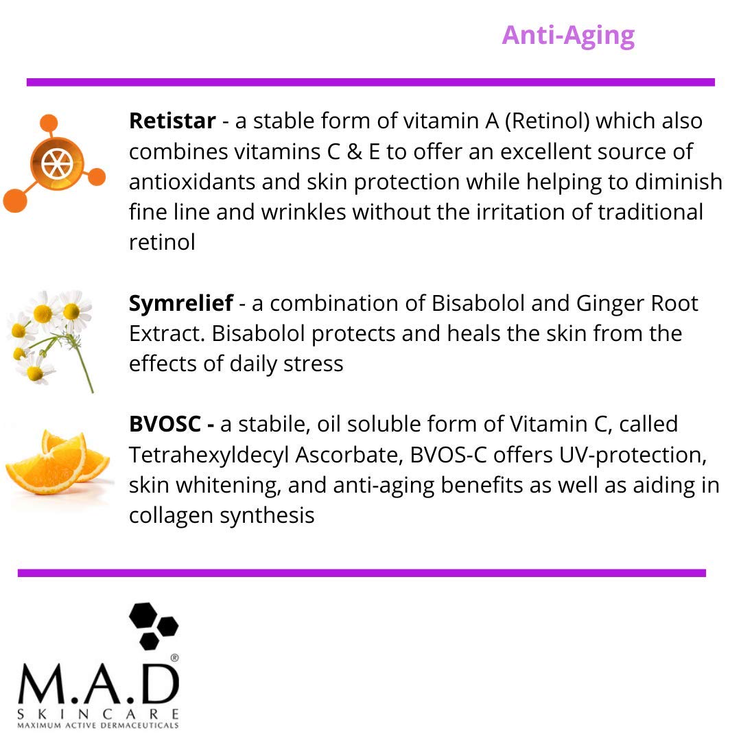 M.A.D Skincare Anti Aging Youth Transformation Retinol Serum 2%