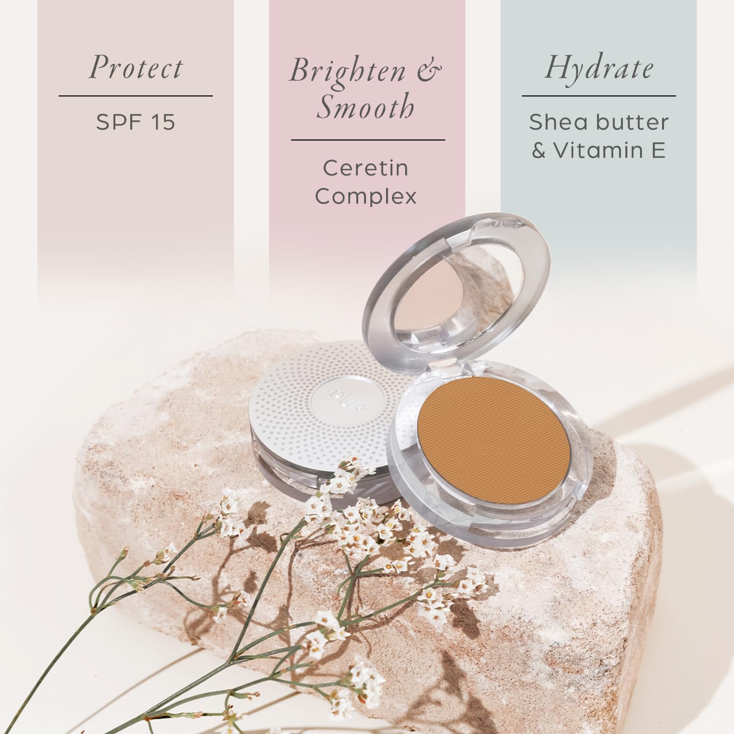 PUR Cosmetics 4-in-1 Pressed Mineral Foundation SPF 15, Golden Dark, 60g