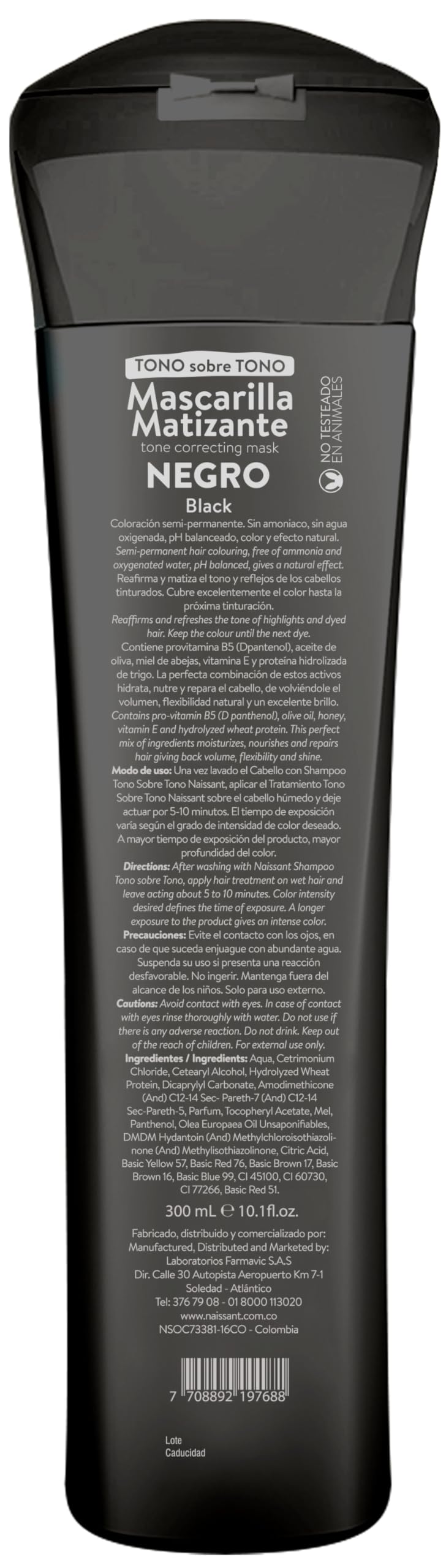 Naissant Treatment Black Negro, 10.1 Fluid Ounce (300ml)