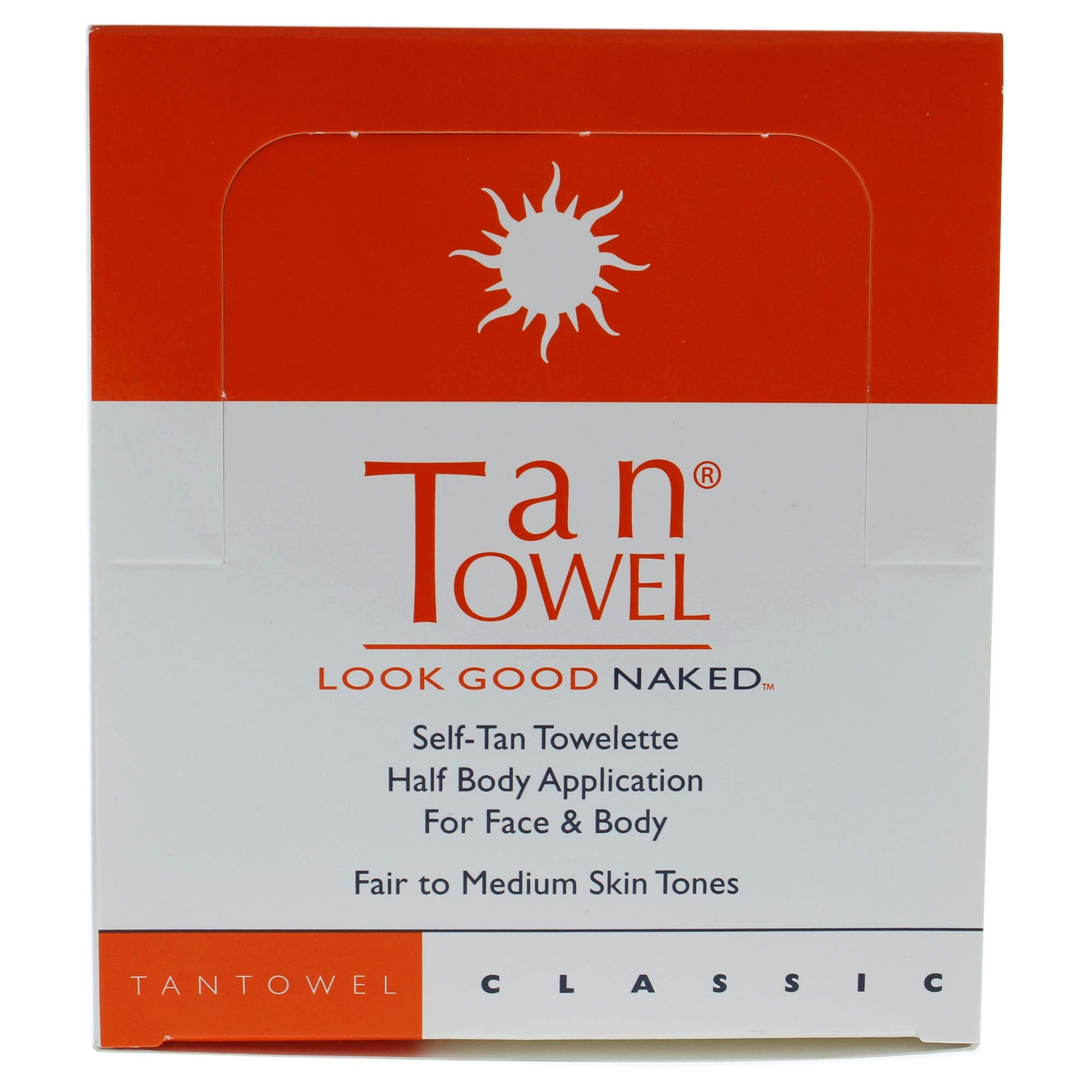 Tan Towel Self Tan Towelette Classic 50 Count