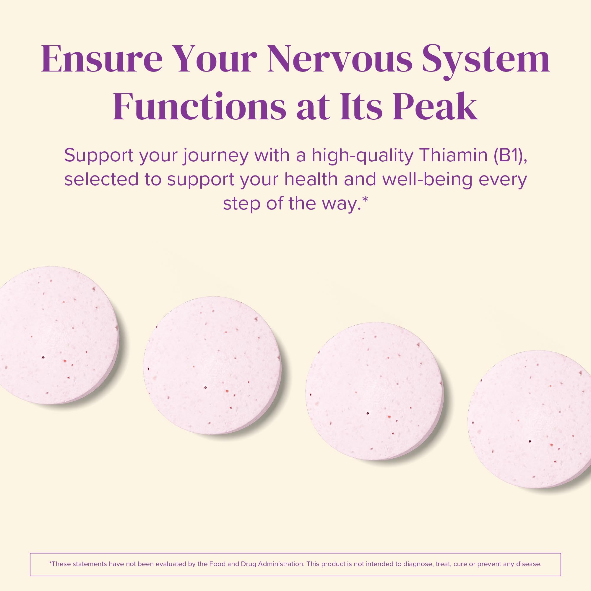 Barimelts Vitamin B1-90 Fast-Dissolving Tablets (3-Month Supply) - Sugar-Free Bariatric Vitamins for Women, Natural Berry Flavor