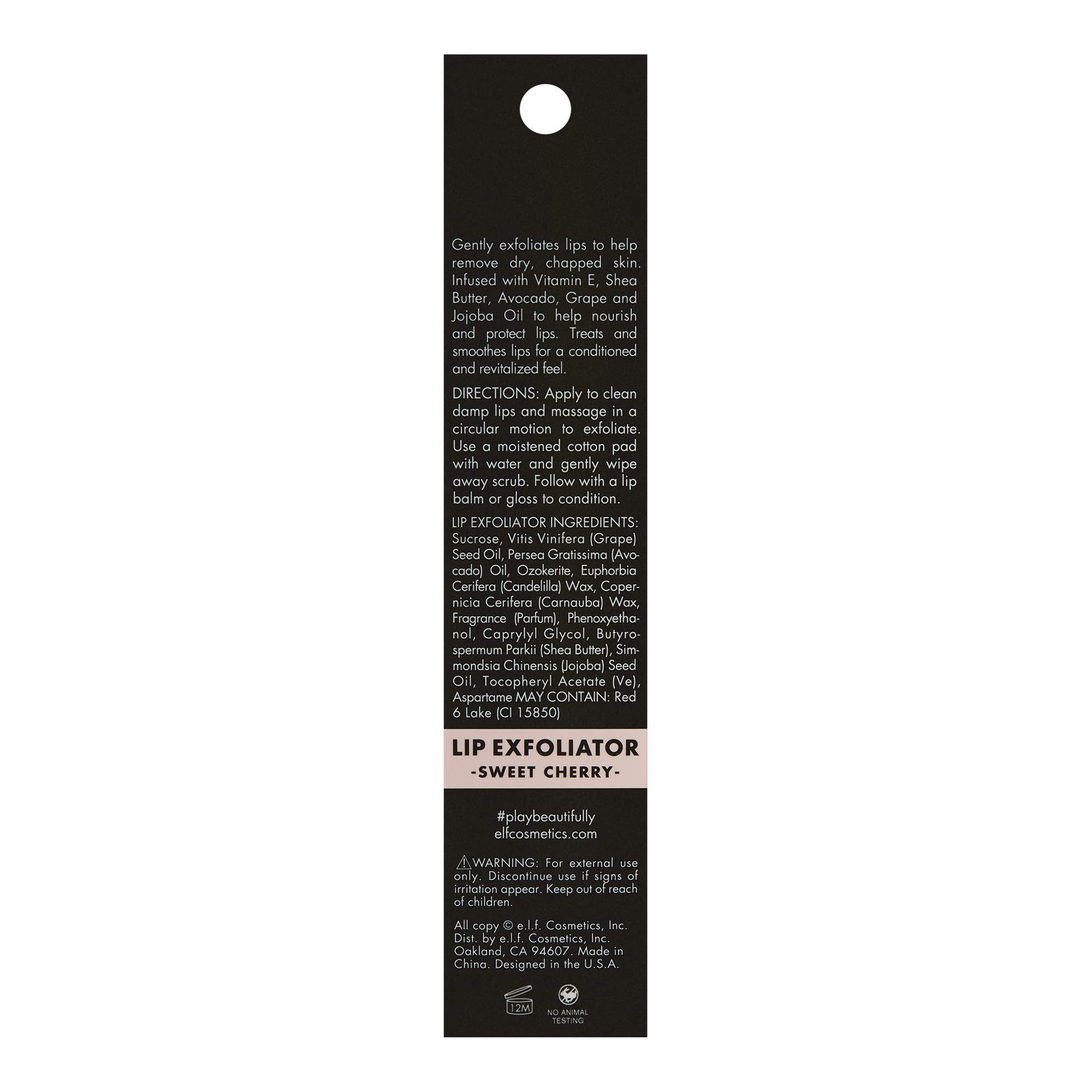 e.l.f. Lip Exfoliator, Sweet Cherry, 0.15 Ounce (Pack of 9)