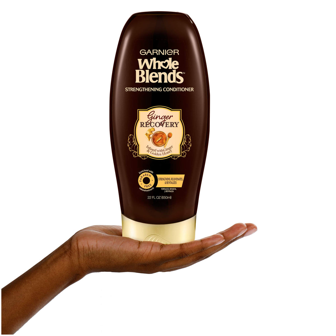 Garnier Hair Care Whole Blends Ginger Recovery Strengthening Conditioner, 22 Fluid Ounce