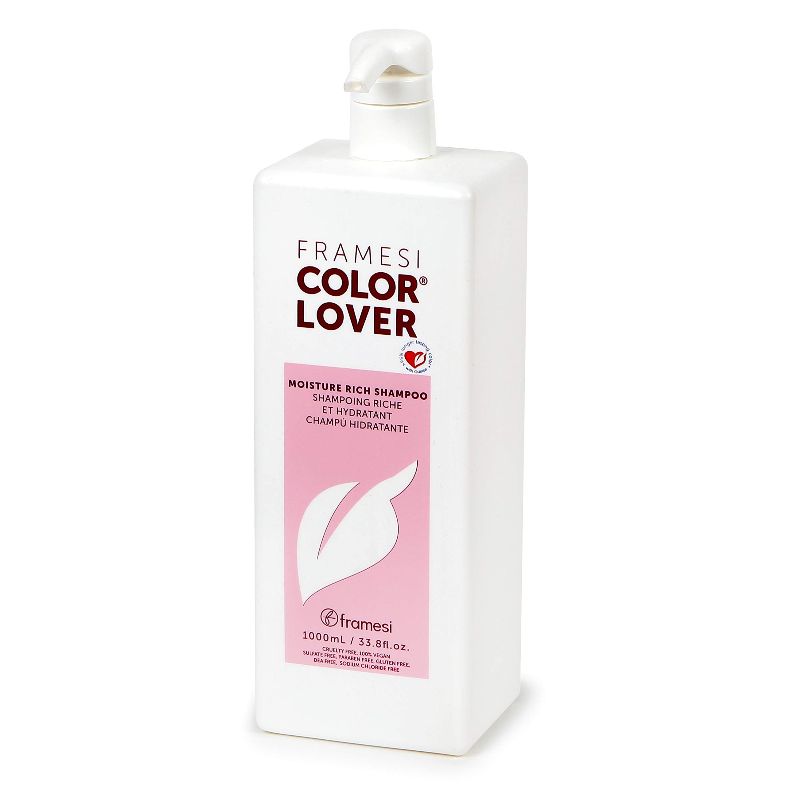 Framesi Color Lover Moisture Rich Shampoo, 33.8 Ounce
