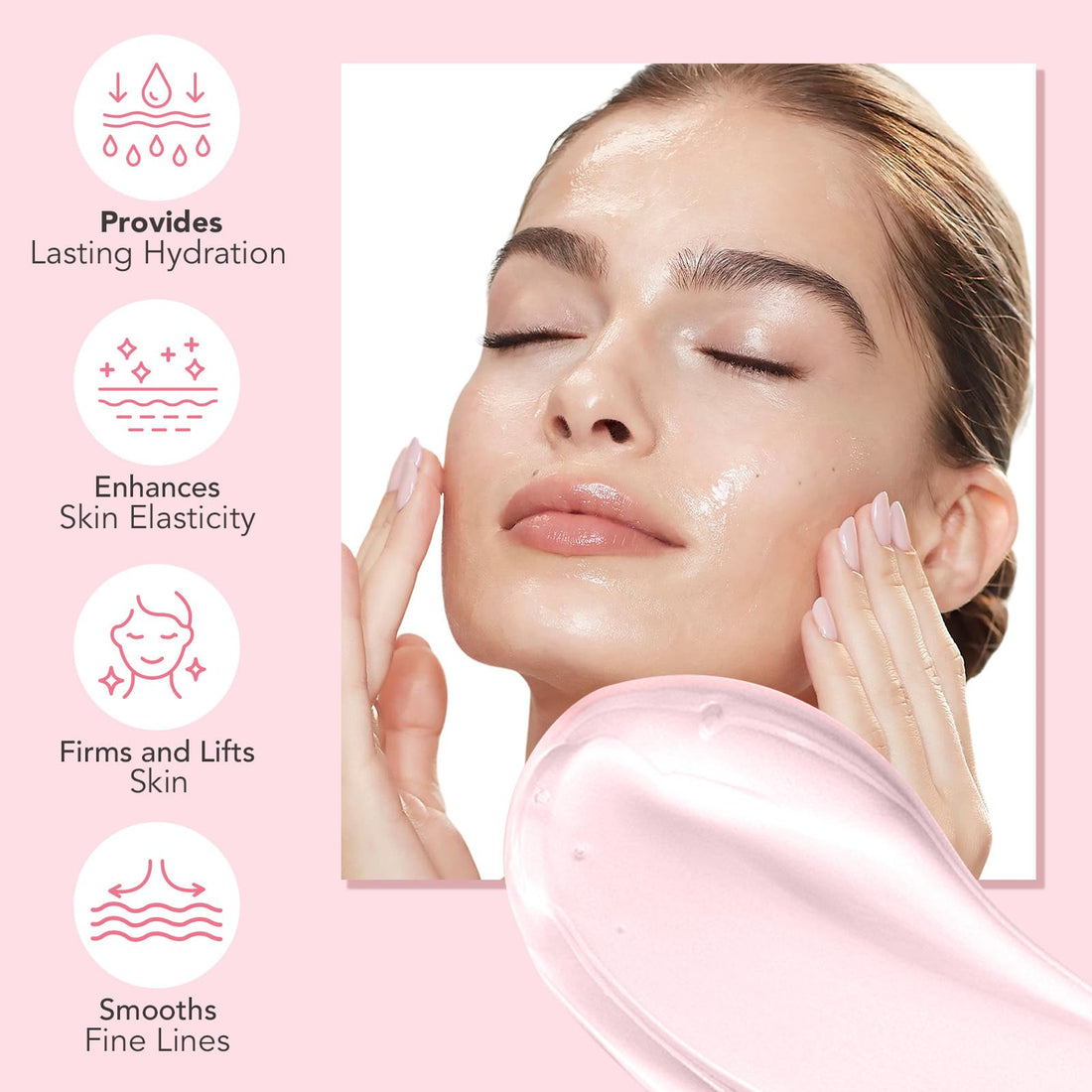 O.SECERT Collagen Overnight Wrapping Peel Off Facial Mask Pack - Collagen Night Wrapping Mask with Brush - Elasticity & Hydration Care, Reduce Fine Lines & Dullness, Anti-aging Skin Care 2.53 fl.oz