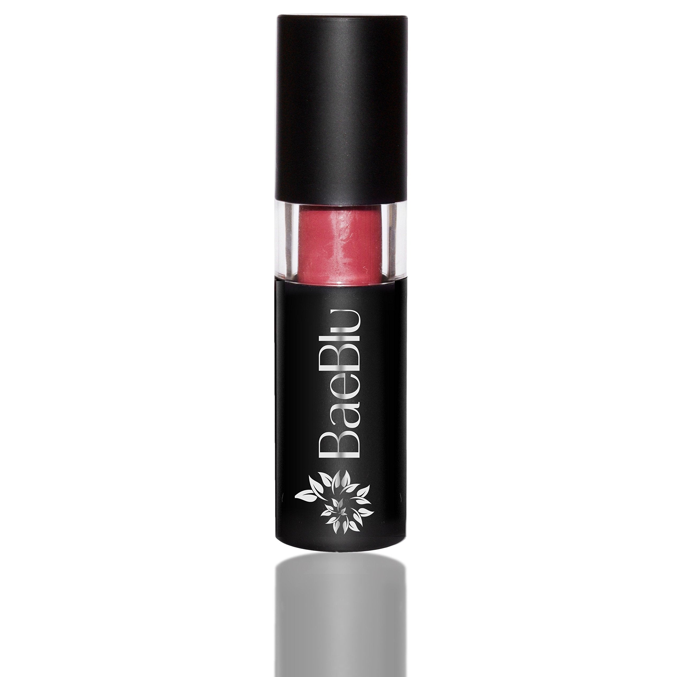 Best Organic 100% Natural Non-GMO Vegan Hydrating Antioxidant-Rich Lipstick, Made in USA by BaeBlu, Radiant Rose