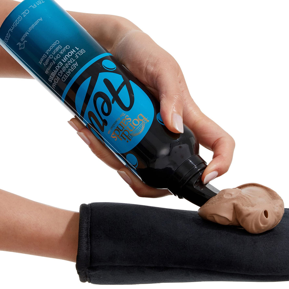 Bondi Sands 1-Hour Express Self Tanning Foam | Lightweight, Coconut Tanning Foam Quickly Provides a Healthy, Flawless, Bronzed Glow | 7.04 oz/225 mL