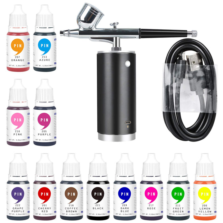 Cordless Airbrush, Airbrush Kit,Portable Handheld Airbrush Gun for Makeup, Cake Decoration, Model Coloring, Manicure, Tattoo, Art Drawing