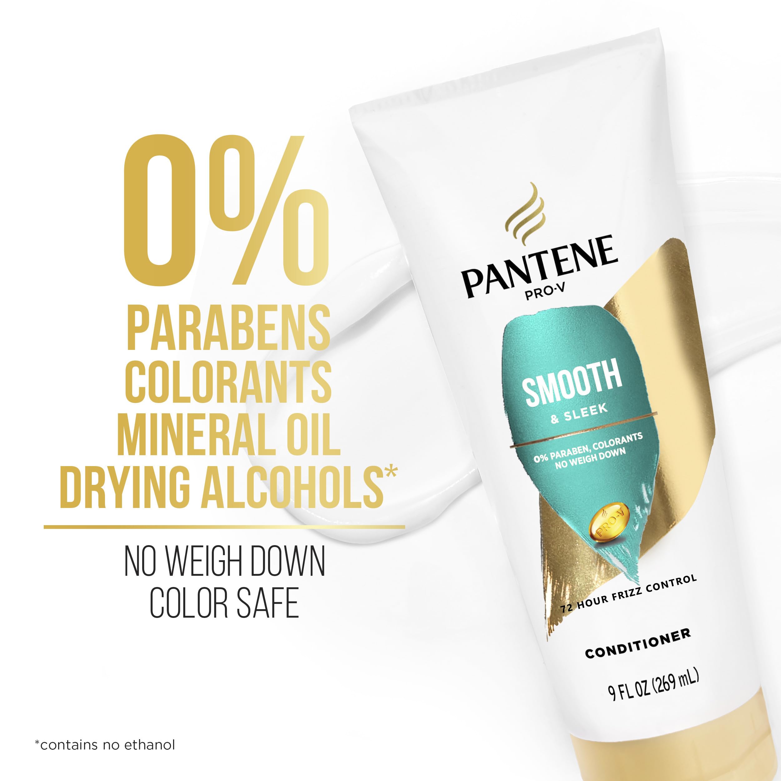 Pantene Pro-V Smooth & Sleek Duo Set Shampoo & Conditioner 12.6 Fl Oz