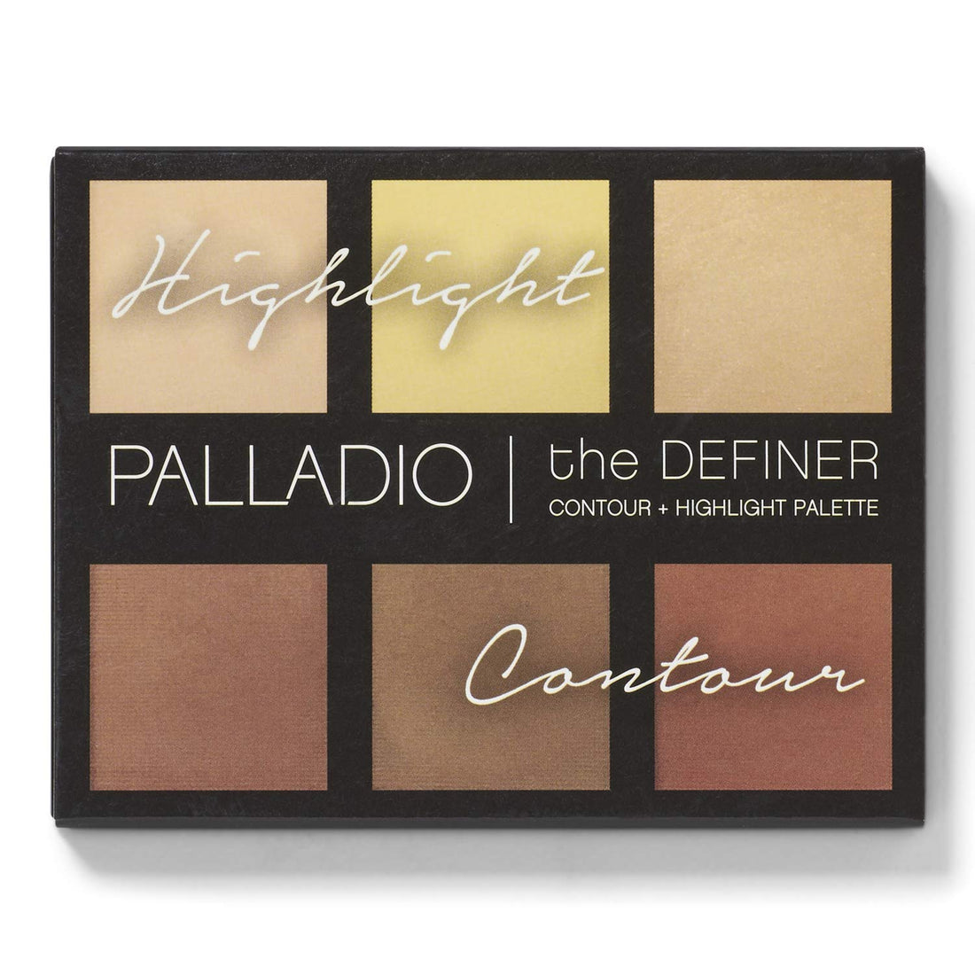 PALLADIO BEAUTY THE DEFINER CONTOUR & HIGHLIGHT PALETTE -, 0.64 oz (18g)