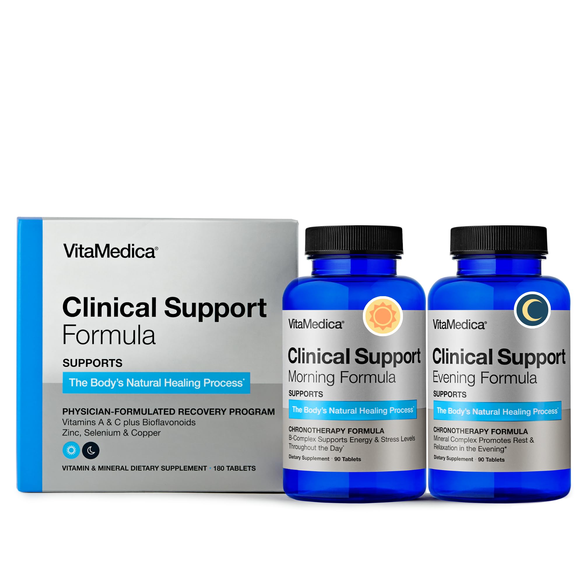 VitaMedica | Clinical Support Formula | Promotes Collagen & Wound Healing | Vitamin C, D, & A to Support Healthy Immune Function | Zinc + Selenium | Vitamin B | Multivitamin for Women & Men